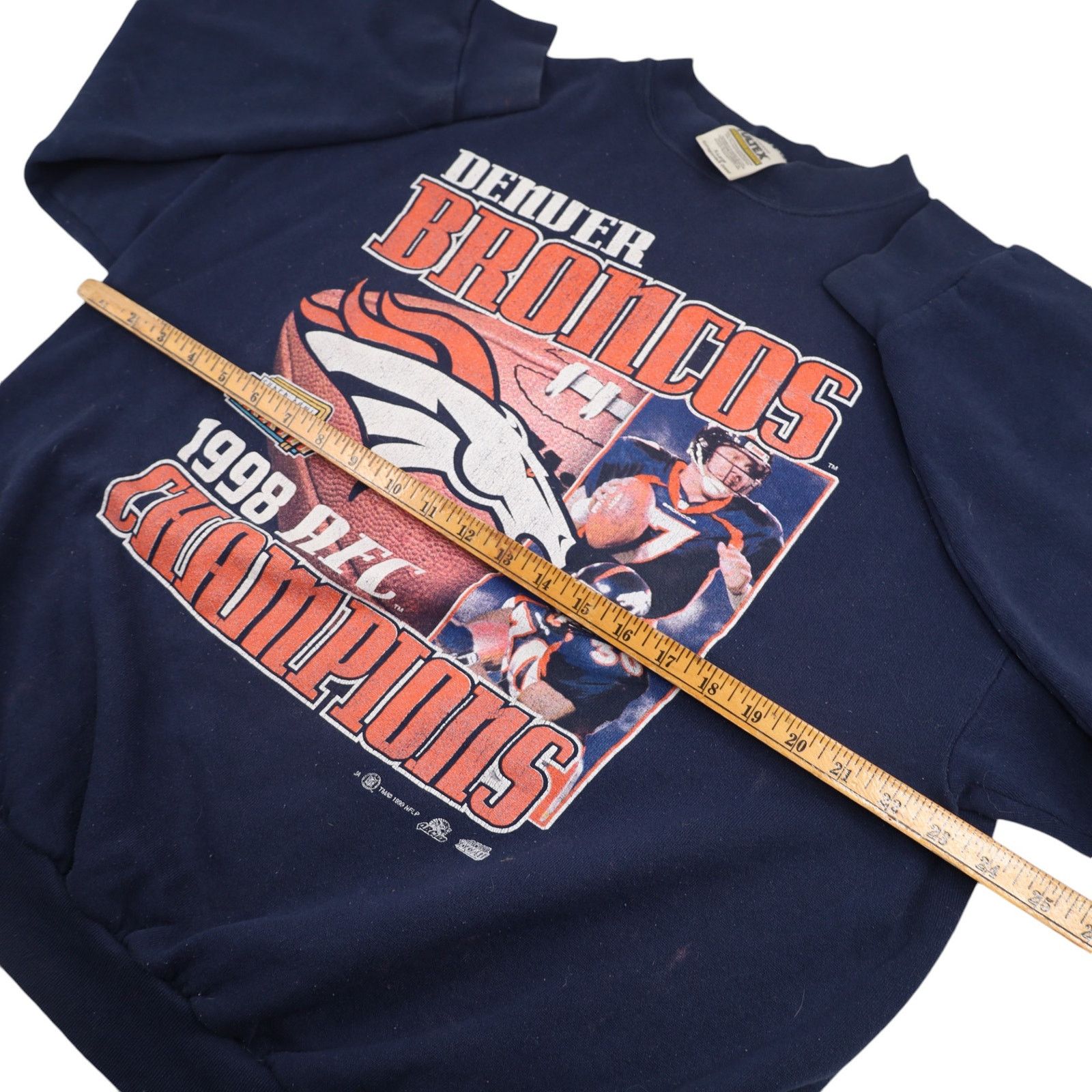 NFL × Vintage Vintage 90s Denver Broncos Champions Graphic Sweatshirt Size US XL / EU 56 / 4 - 8 Thumbnail