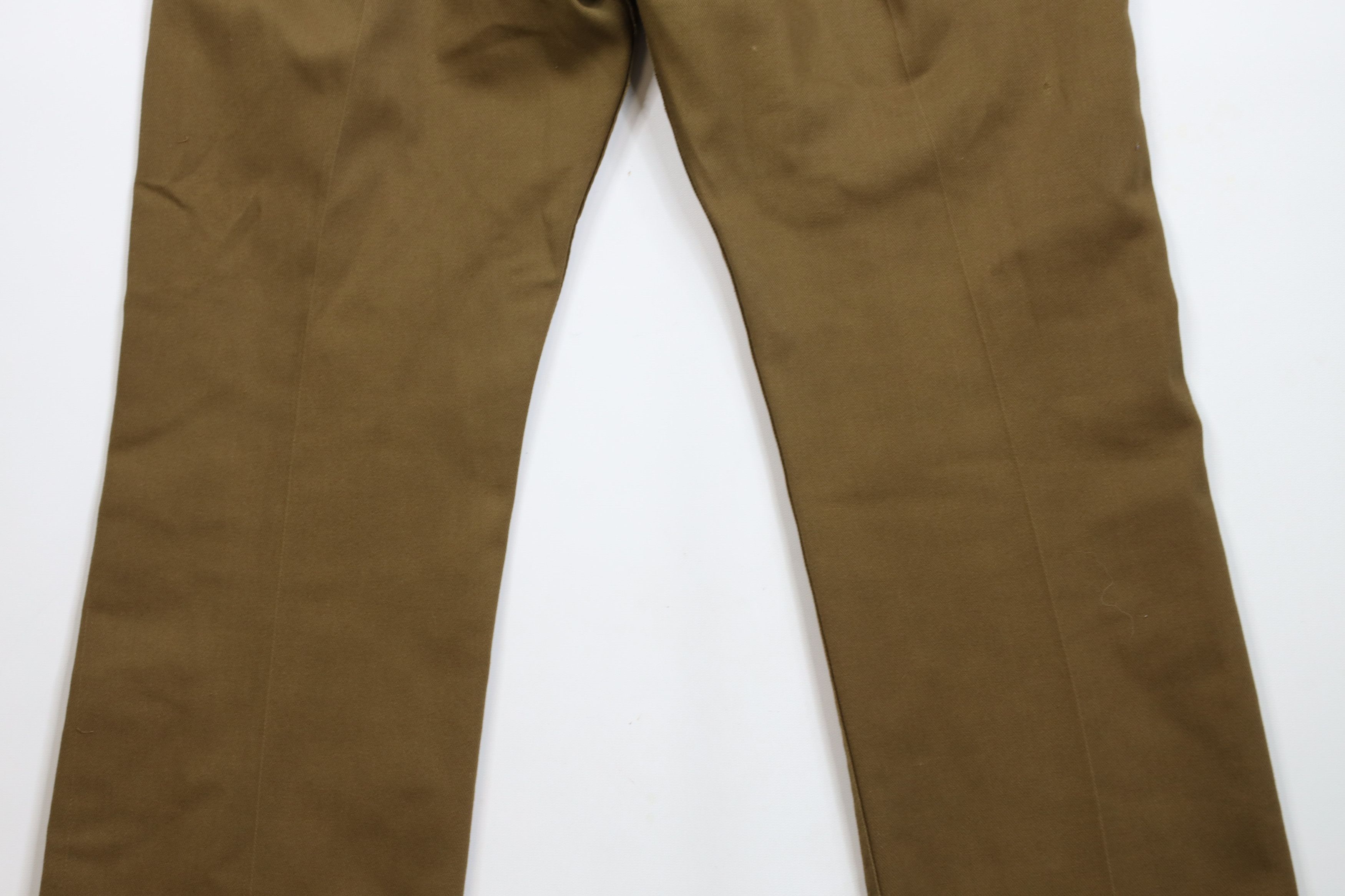 Lee × Vintage Vintage 70s Lee Faded Flared Wide Leg Denim Jeans Brown USA Size US 34 / EU 50 - 12 Thumbnail