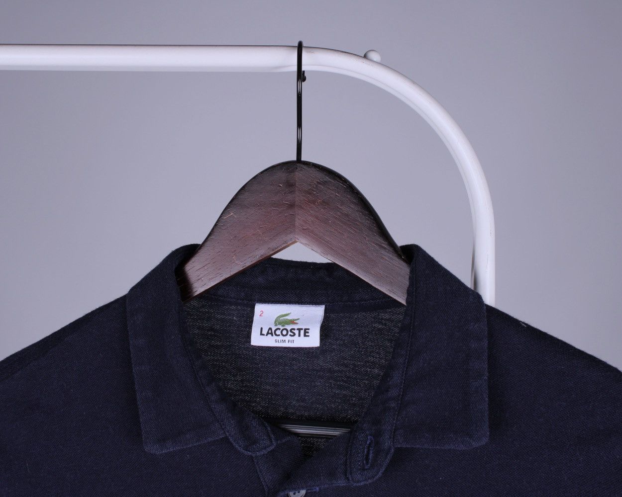 Designer × Lacoste LACOSTE Leather Logo Cotton Silk Wool Blend Polo Shirt Size US S / EU 44-46 / 1 - 3 Thumbnail