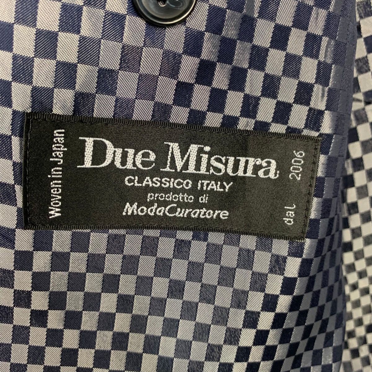 Japanese Brand DUE MISURA Wool Silk Blazer Jacket #2748-C124 Size US M / EU 48-50 / 2 - 13 Thumbnail
