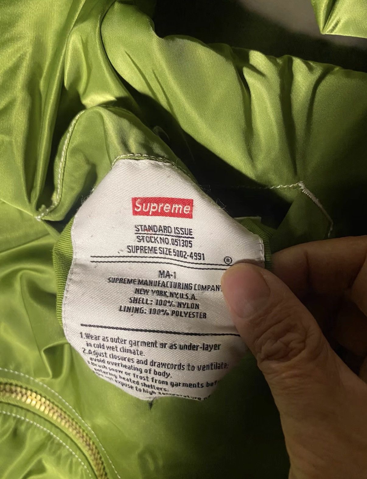 Supreme Supreme MA-1 jacket J35 Size US M / EU 48-50 / 2 - 5 Thumbnail