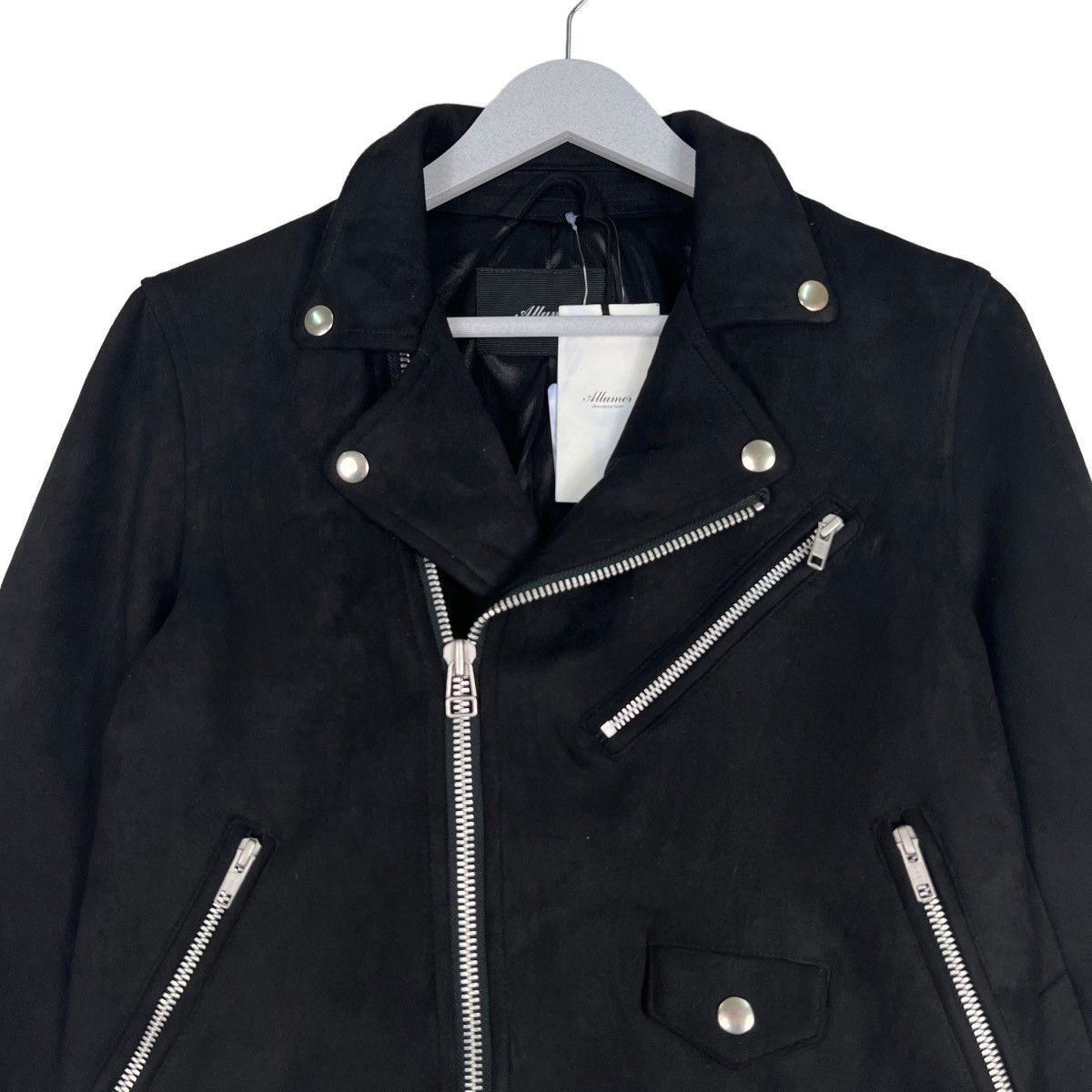 Japanese Brand 🔥 ALLUMEN DOUBLE COLAR WOOL JACKET Size US S / EU 44-46 / 1 - 3 Thumbnail