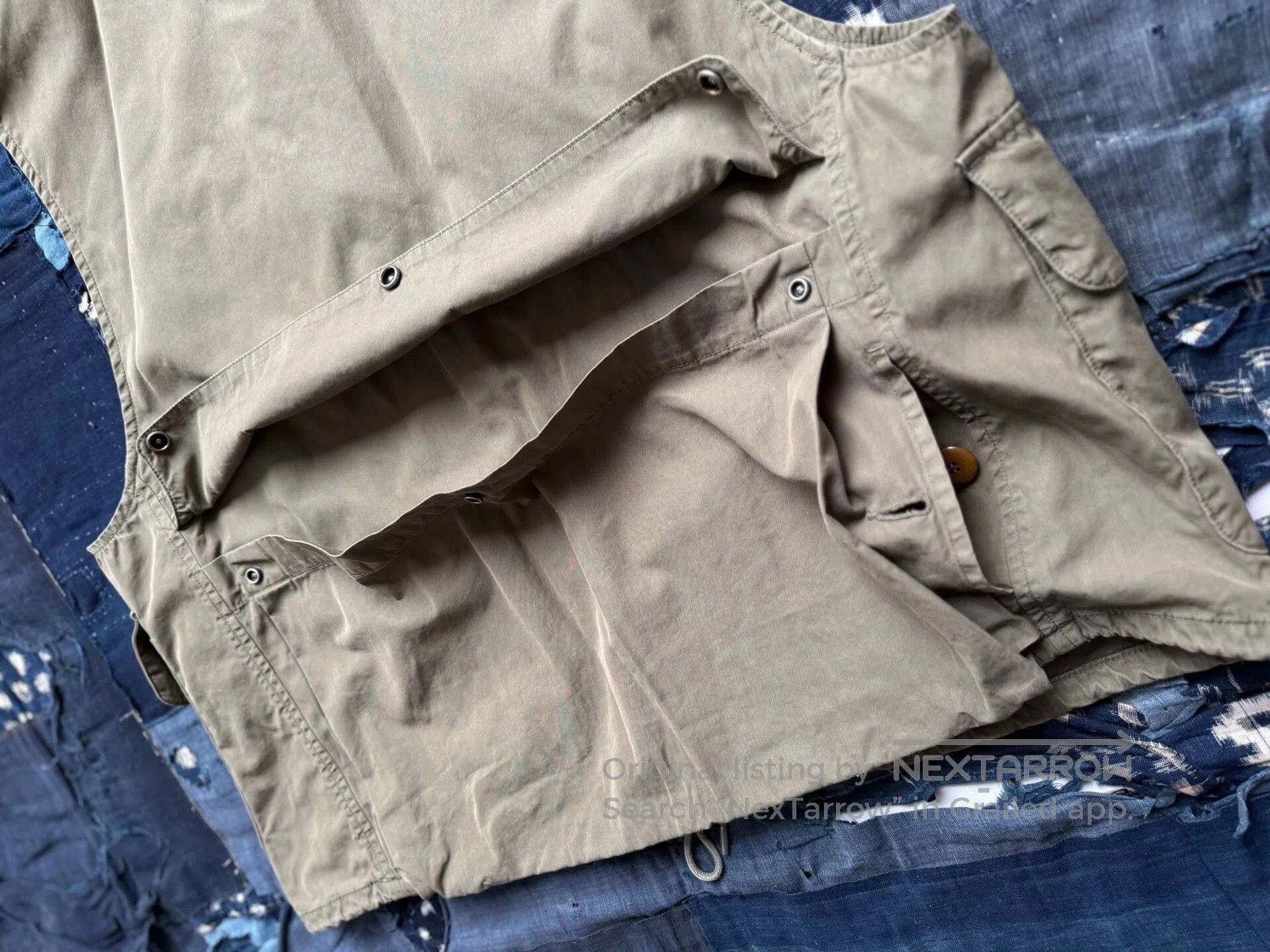 Visvim VISVIM Minto Hunting Vest in Olive Green. Size US XXL / EU 58 / 5 - 8 Thumbnail