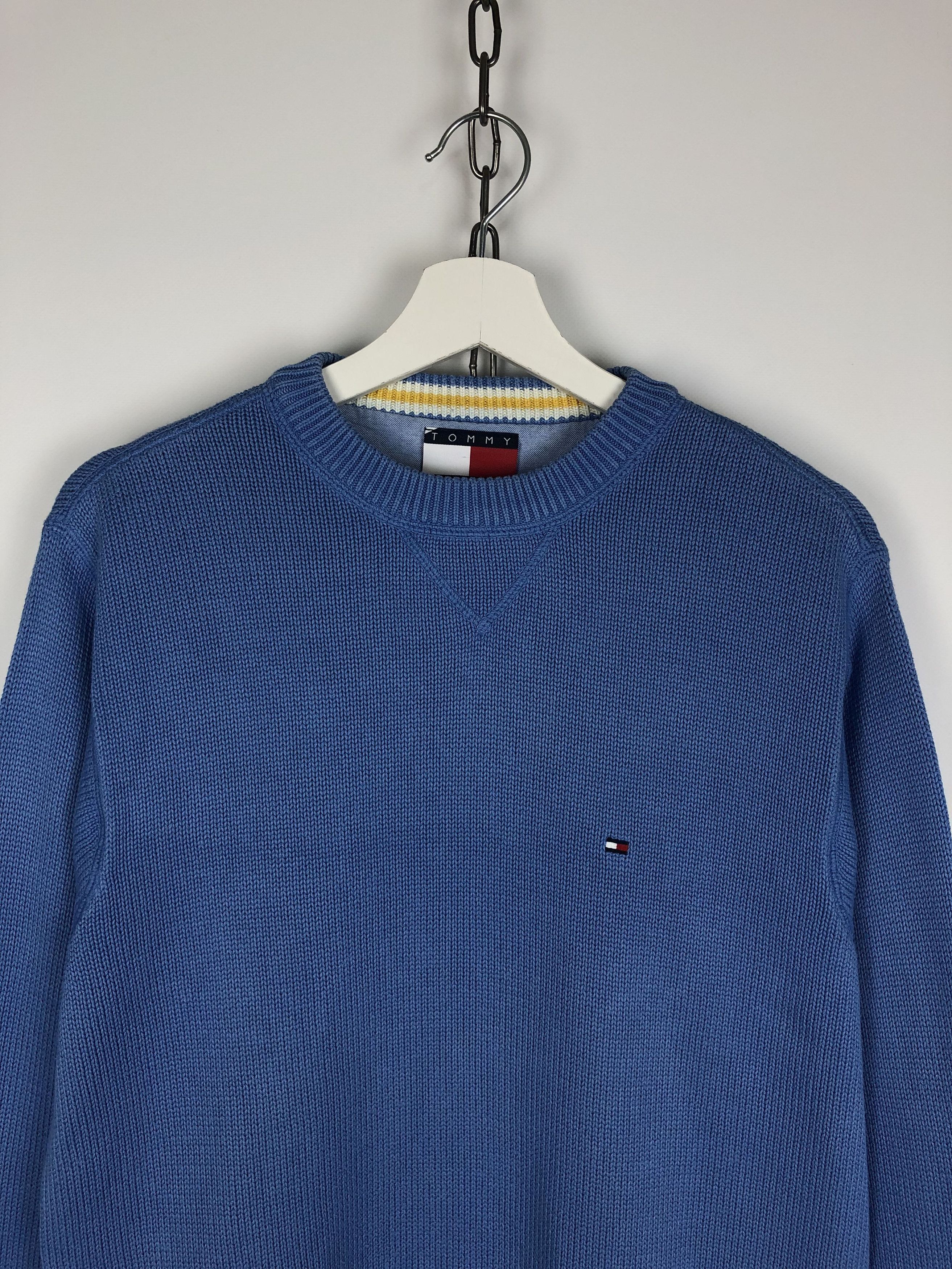 Tommy Hilfiger Tommy Hilfiger Crewneck Sweater Knit Blue size S Size US S / EU 44-46 / 1 - 2 Thumbnail