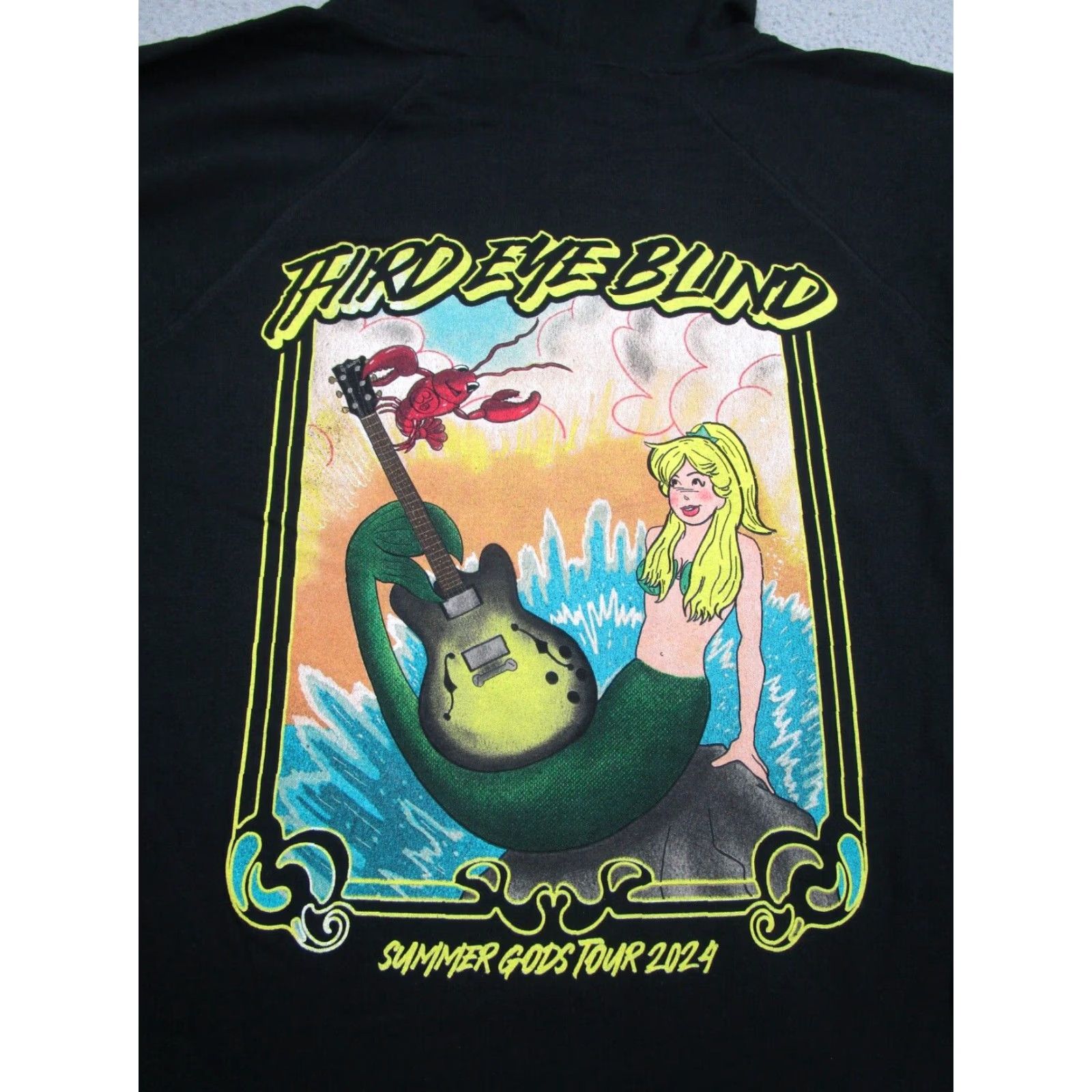 Vintage VINTAGE Third Eye Blind Hoodie Shirt Mens M Black 2024 Tour Summer Gods 3EB Mens Size US M / EU 48-50 / 2 - 2 Thumbnail