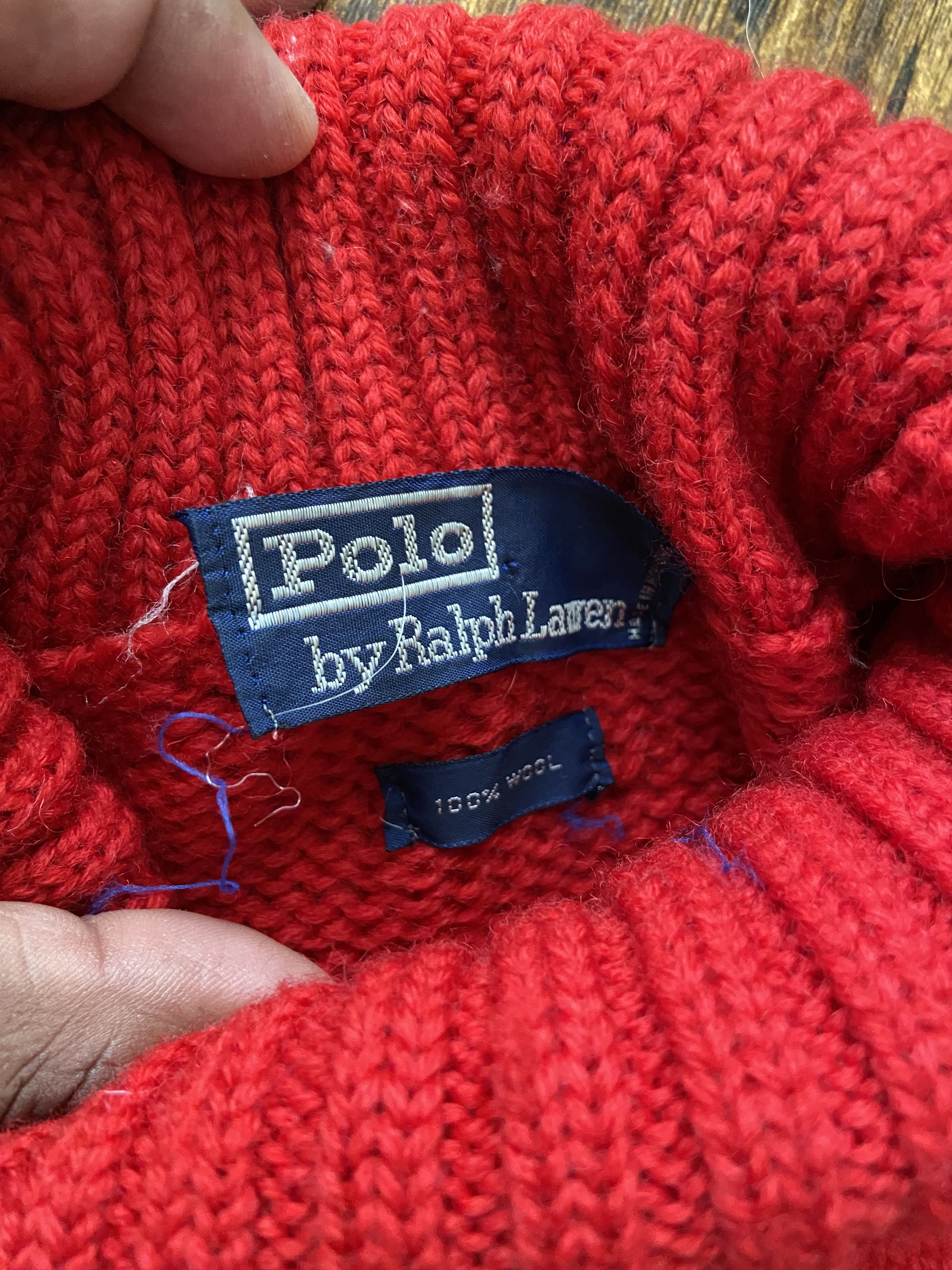 Polo Ralph Lauren Vintage Ralph Lauren Polo 80s Chunky knit Size XL Size US XL / EU 56 / 4 - 3 Thumbnail
