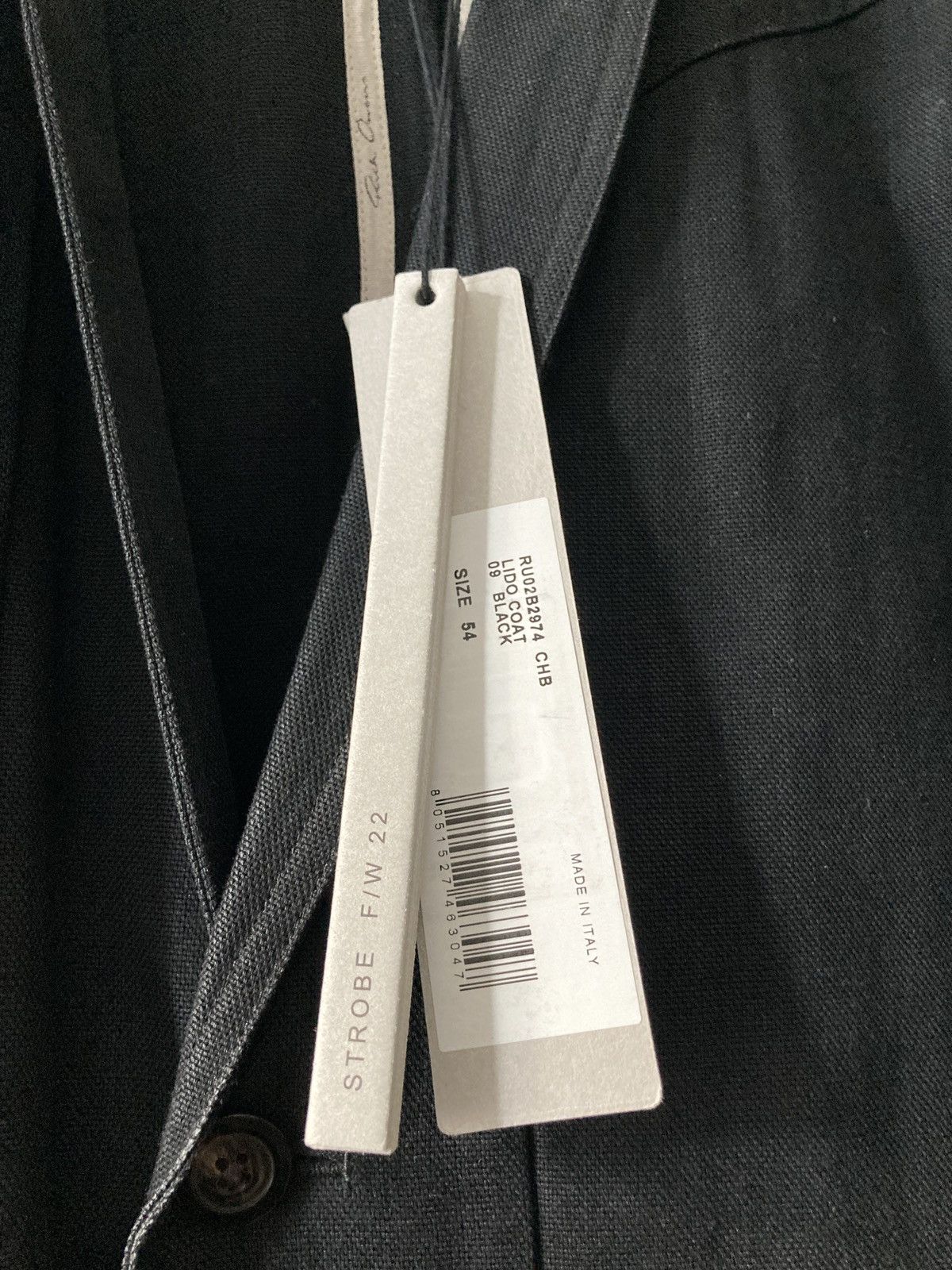 Rick Owens F/W 22 „STROBE“ Hemp & Cotton "Lido" Trench Coat Rick Owens Size US L / EU 52-54 / 3 - 6 Thumbnail