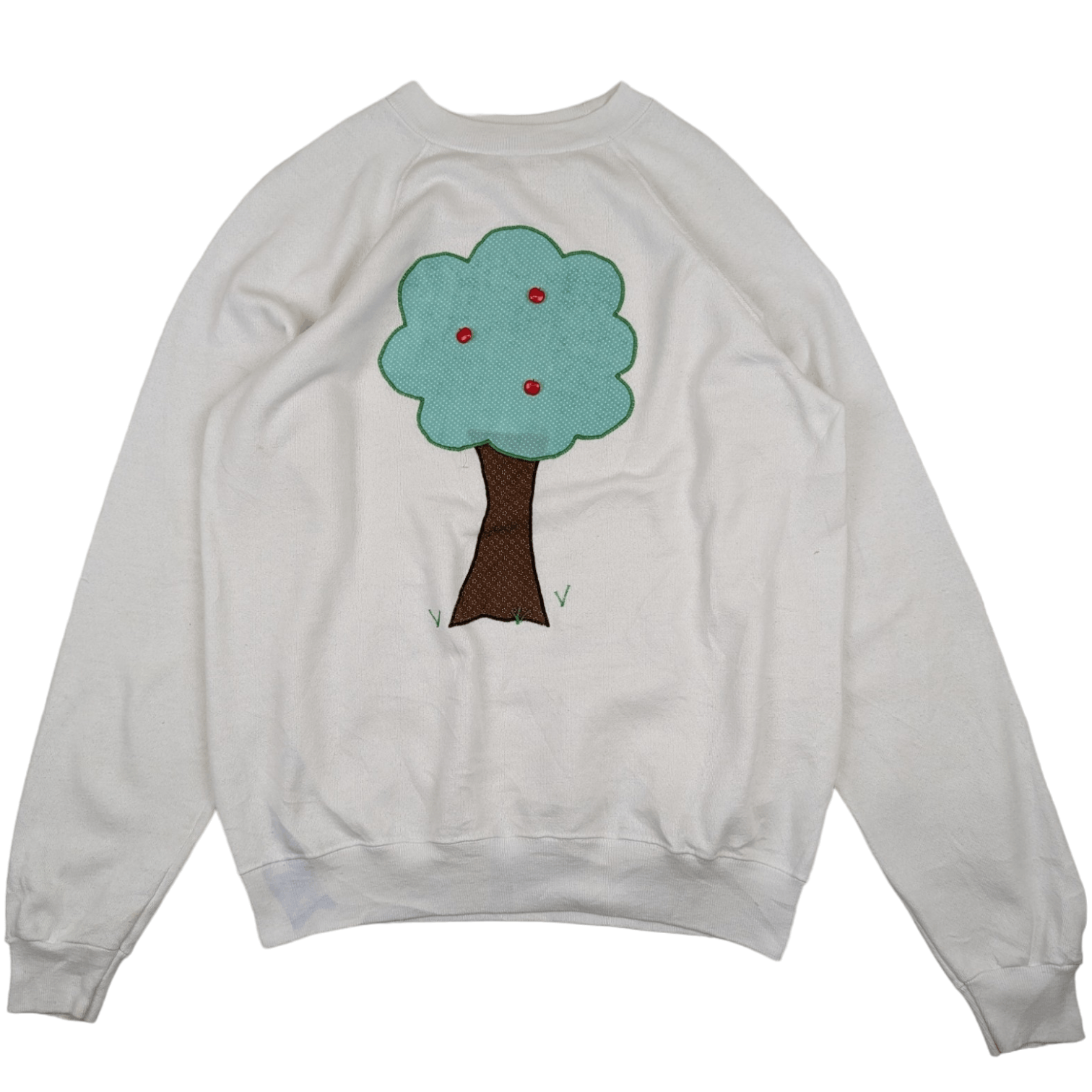 Hanes Vintage 80's HANES Custom Art Tree Image Jumper Sweatshirt Size US M / EU 48-50 / 2 - 2 Thumbnail