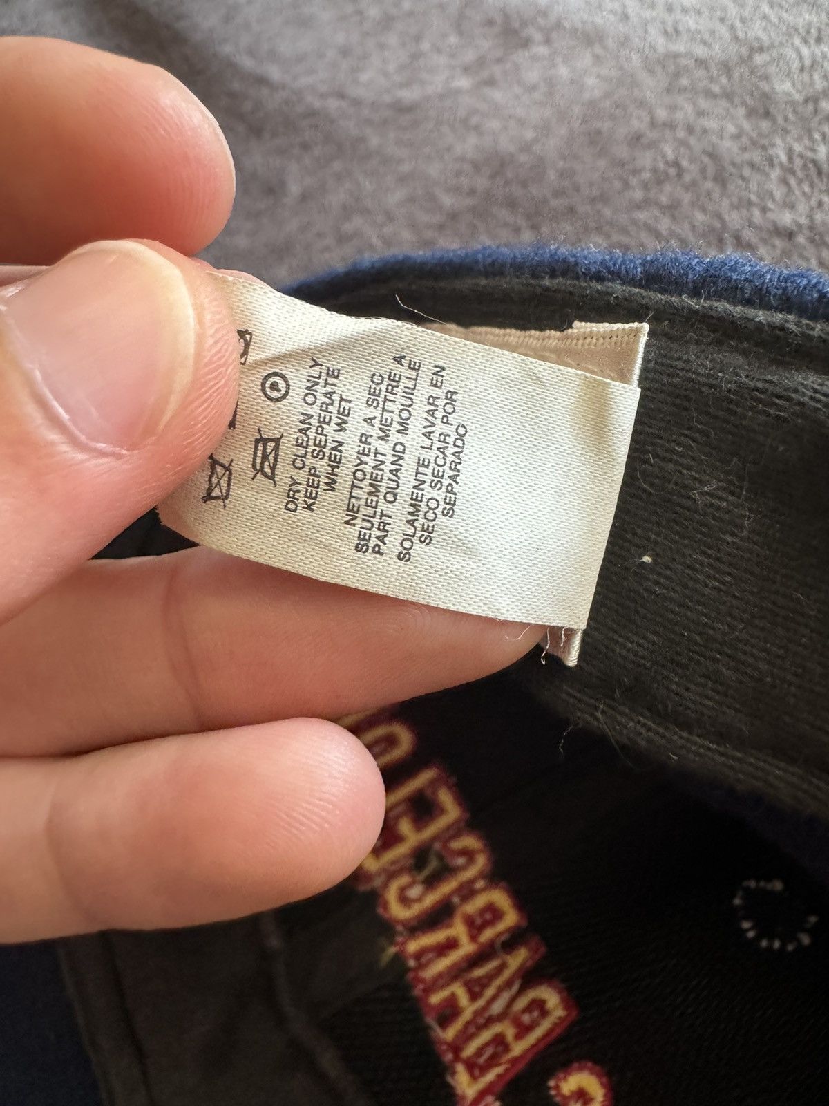 Nike × Vintage Vintage 90s Nike Hat FC Barcelona Wool Swoosh Size ONE SIZE - 6 Thumbnail