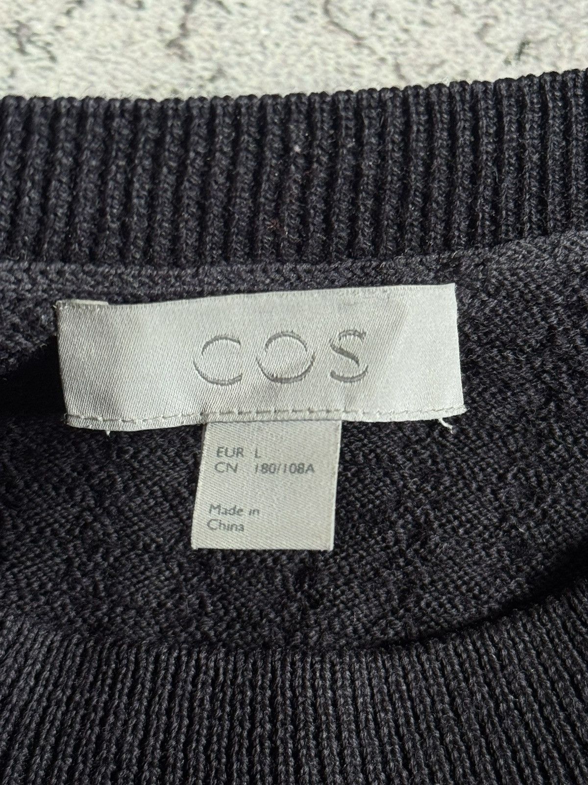 Cos COS L/size wool sweater jumper pullover knitwear casual Size US L / EU 52-54 / 3 - 4 Thumbnail
