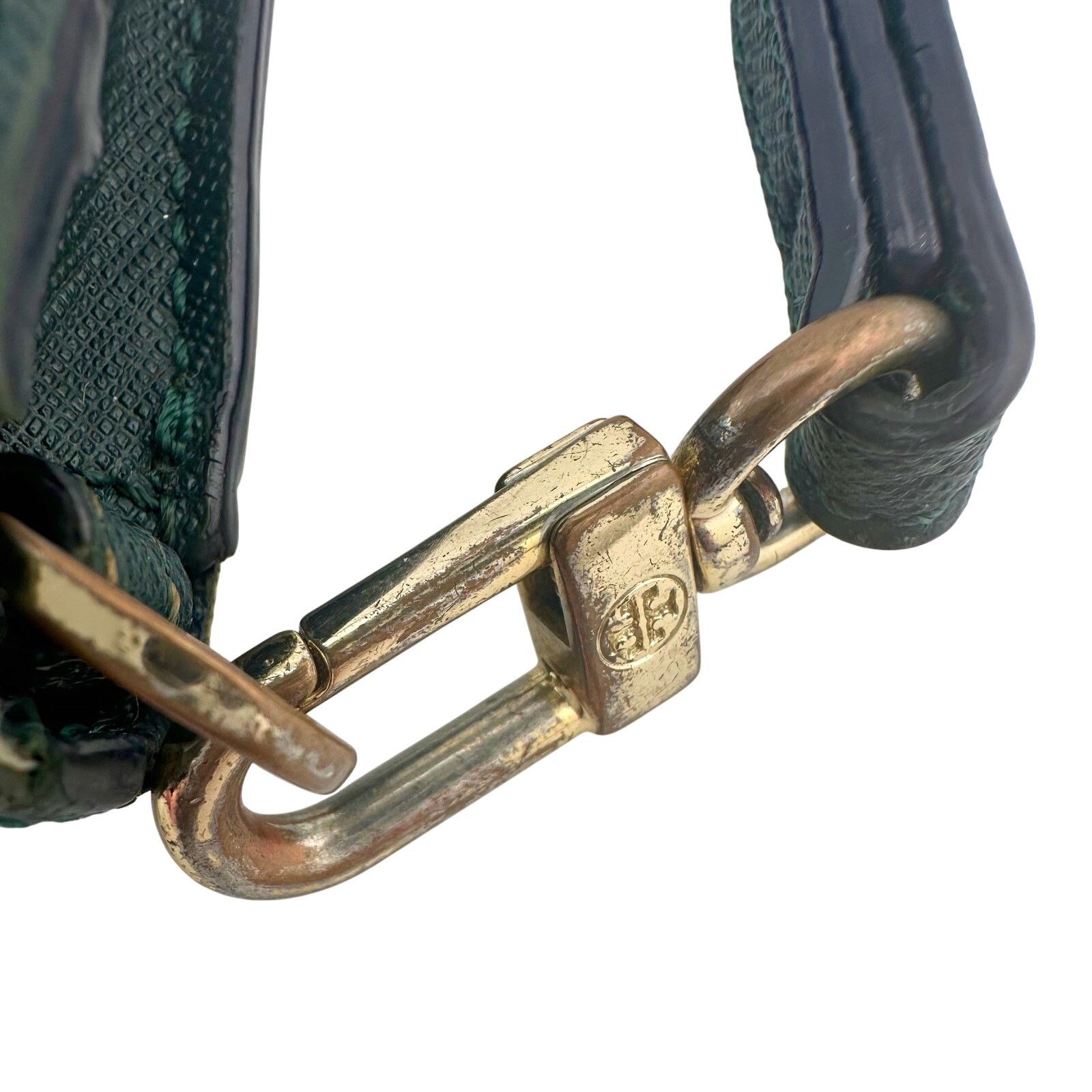 Tory Burch Tory Burch Deep Green Leather Bi-Fold Wallet Wristlet Size ONE SIZE - 10 Thumbnail
