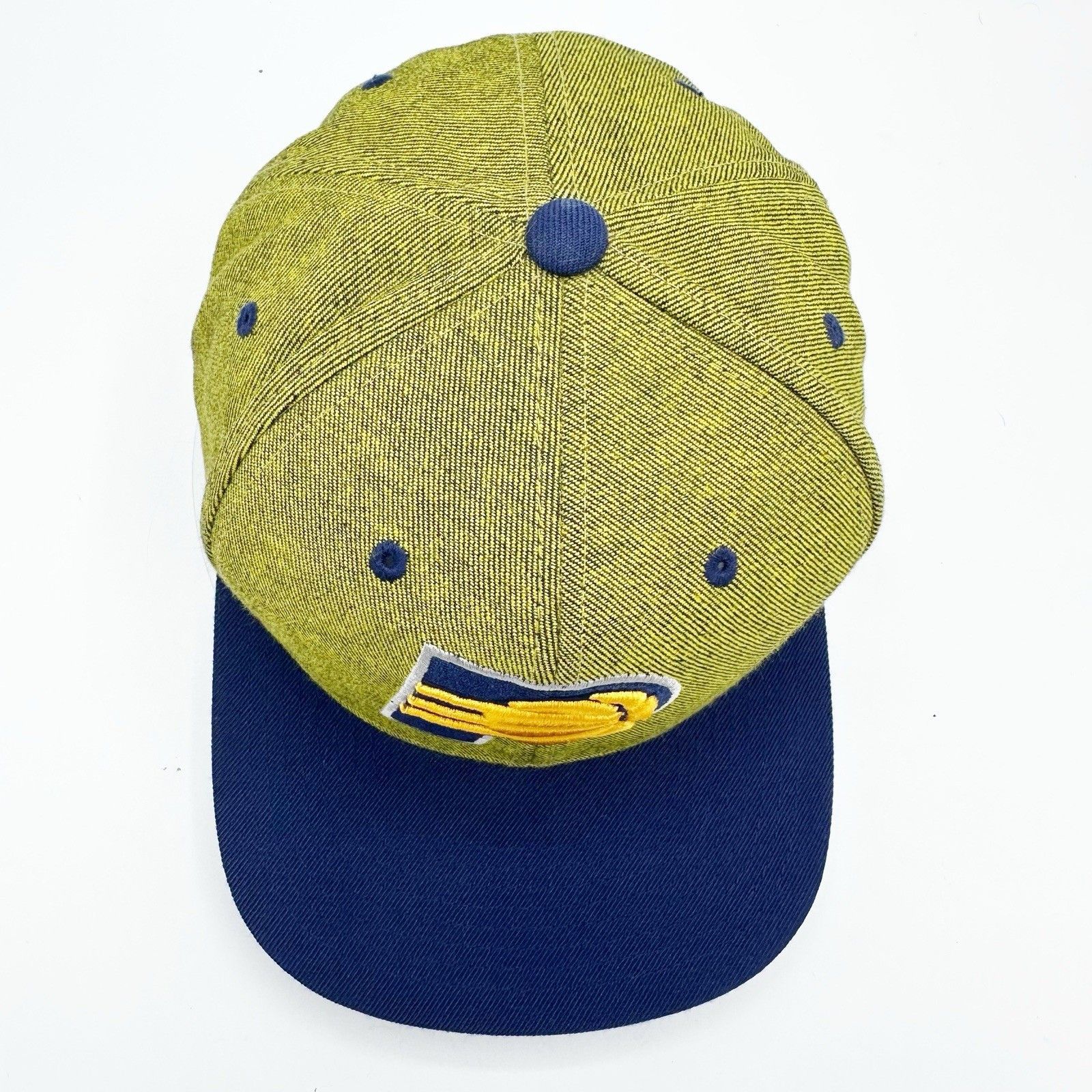 Mitchell & Ness × NBA Inidiana Pacers Mitchell & Ness Heather Two Tone Snapback Size ONE SIZE - 7 Thumbnail
