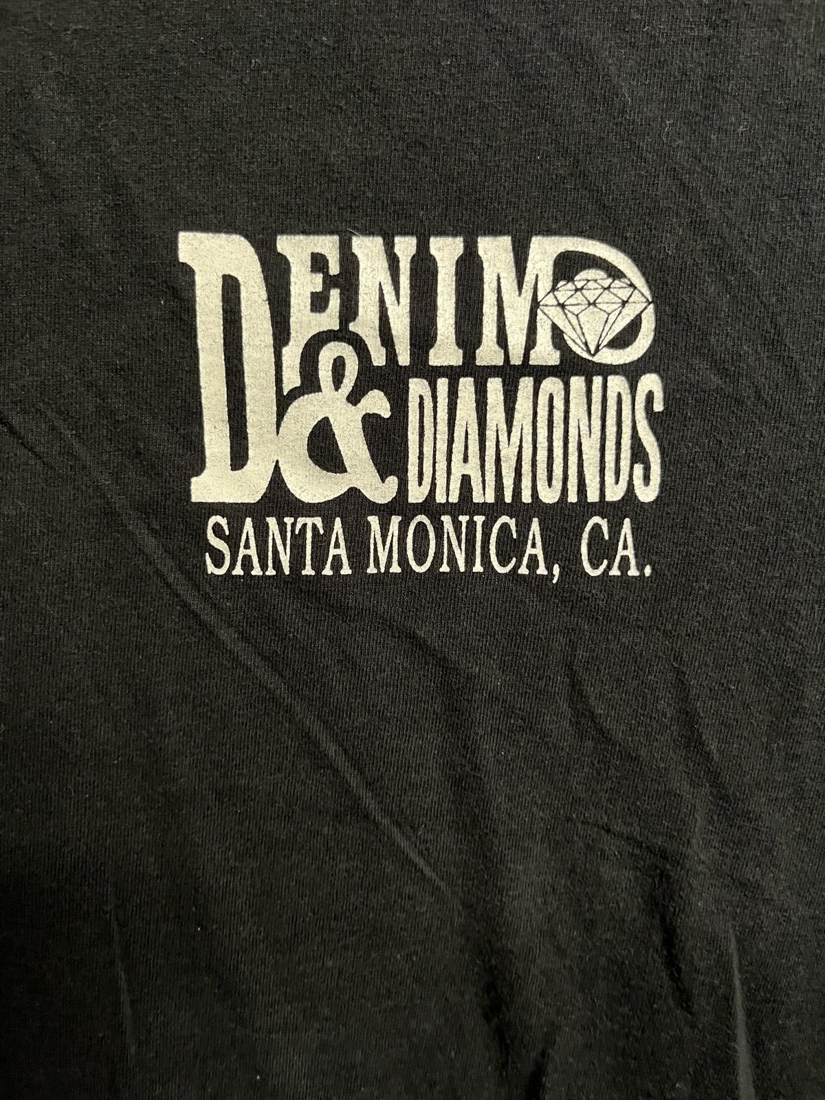 Fruit Of The Loom VTG Denim and Diamonds Country Bar Santa Monica Two Step Tee Size US L / EU 52-54 / 3 - 4 Thumbnail