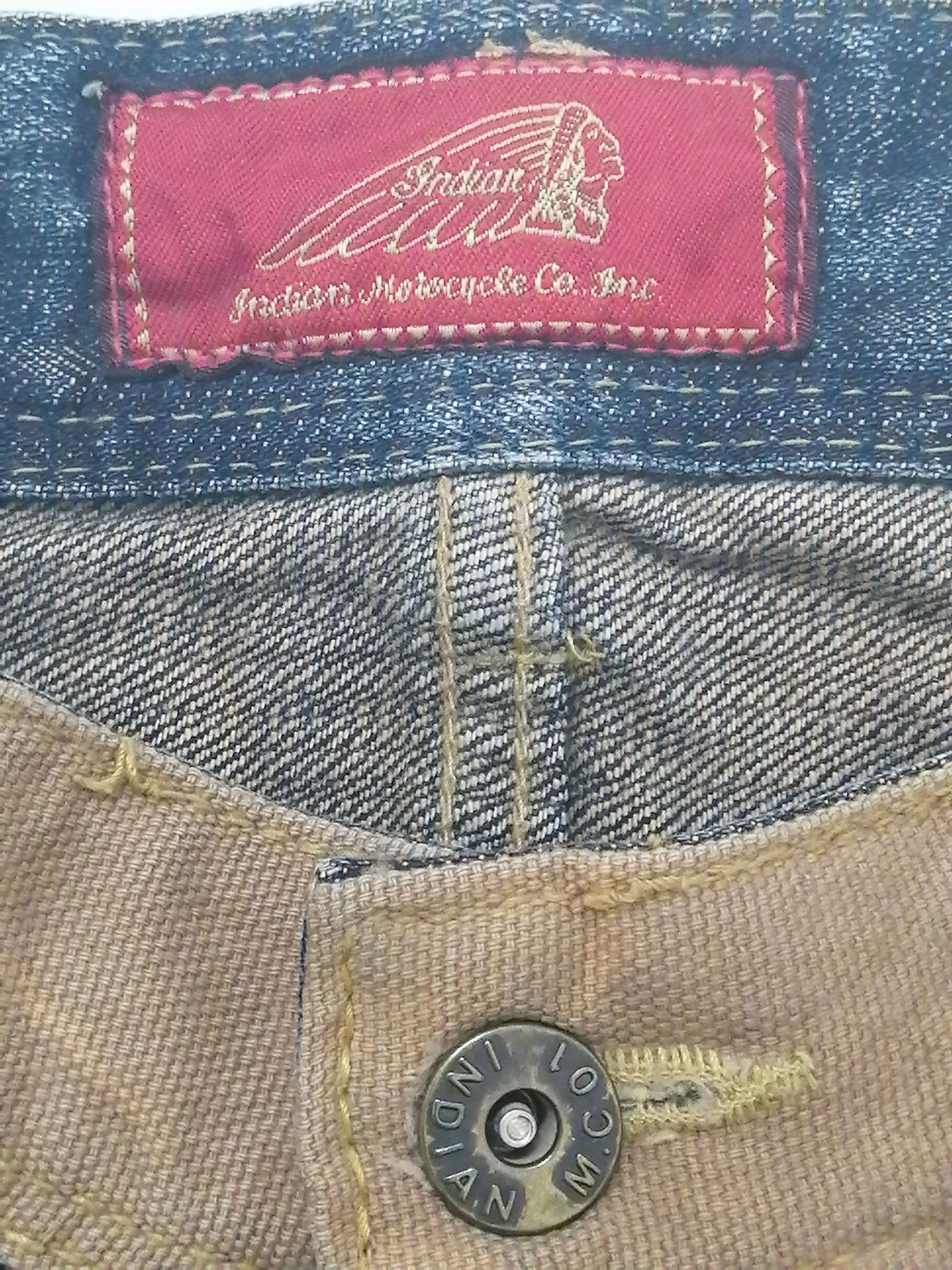 Indian Motorcycle Indian Motercycles distress jean Size US 31 - 6 Thumbnail