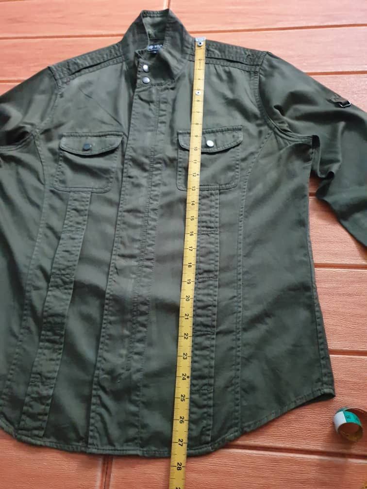 Beams Plus 💥Beams heart green military Japanese shirt Size US M / EU 48-50 / 2 - 7 Thumbnail