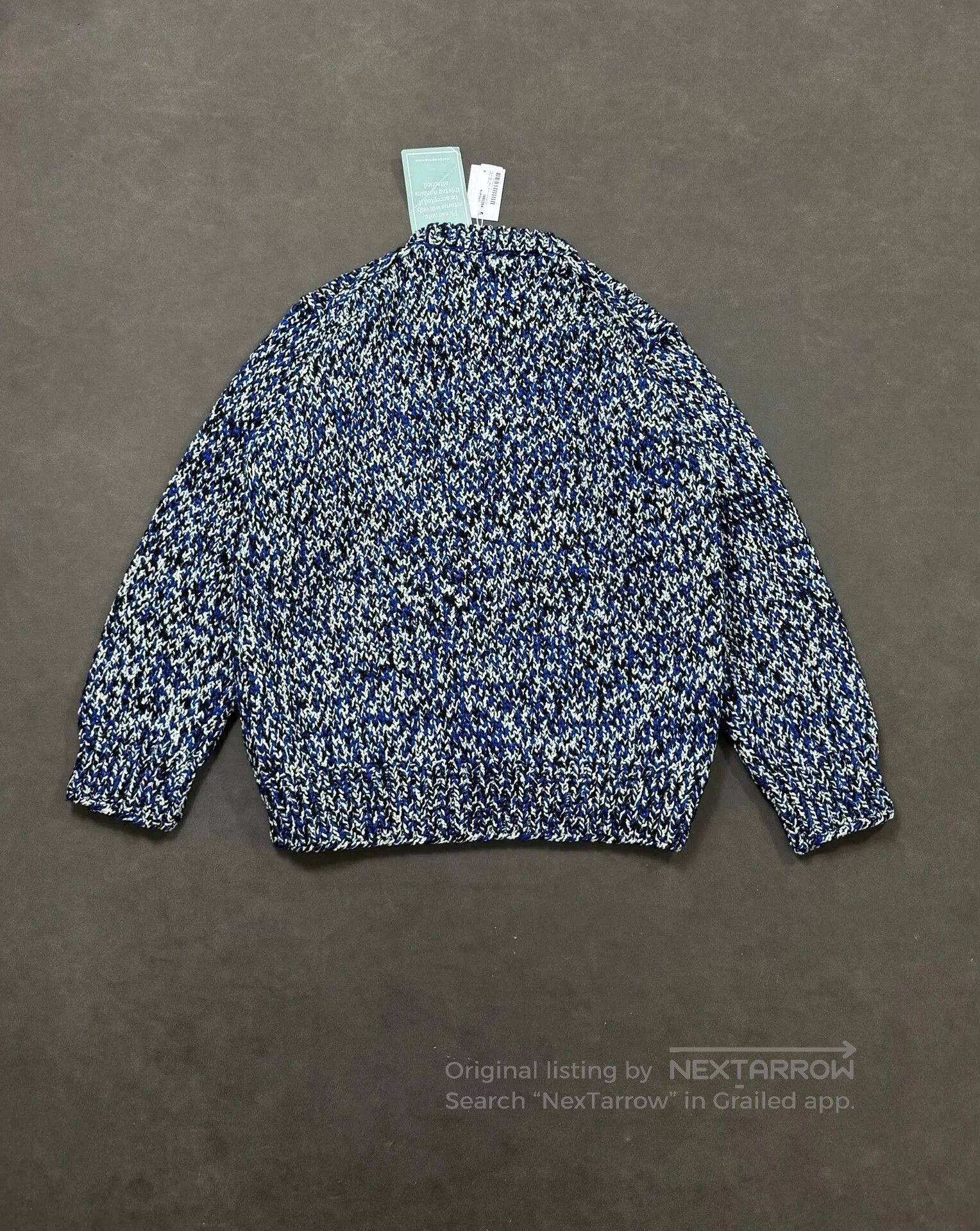 Maison Margiela maison margiela blue snowflake knit sweater. Size US S / EU 44-46 / 1 - 2 Thumbnail