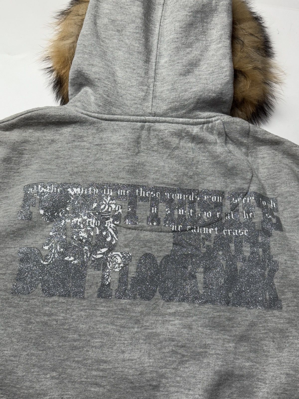 If Six Was Nine × Japanese Brand × Le Grande Bleu (L.G.B.) Fur Hoodie Poem Duralumin Japanese Brand Size US L / EU 52-54 / 3 - 5 Thumbnail