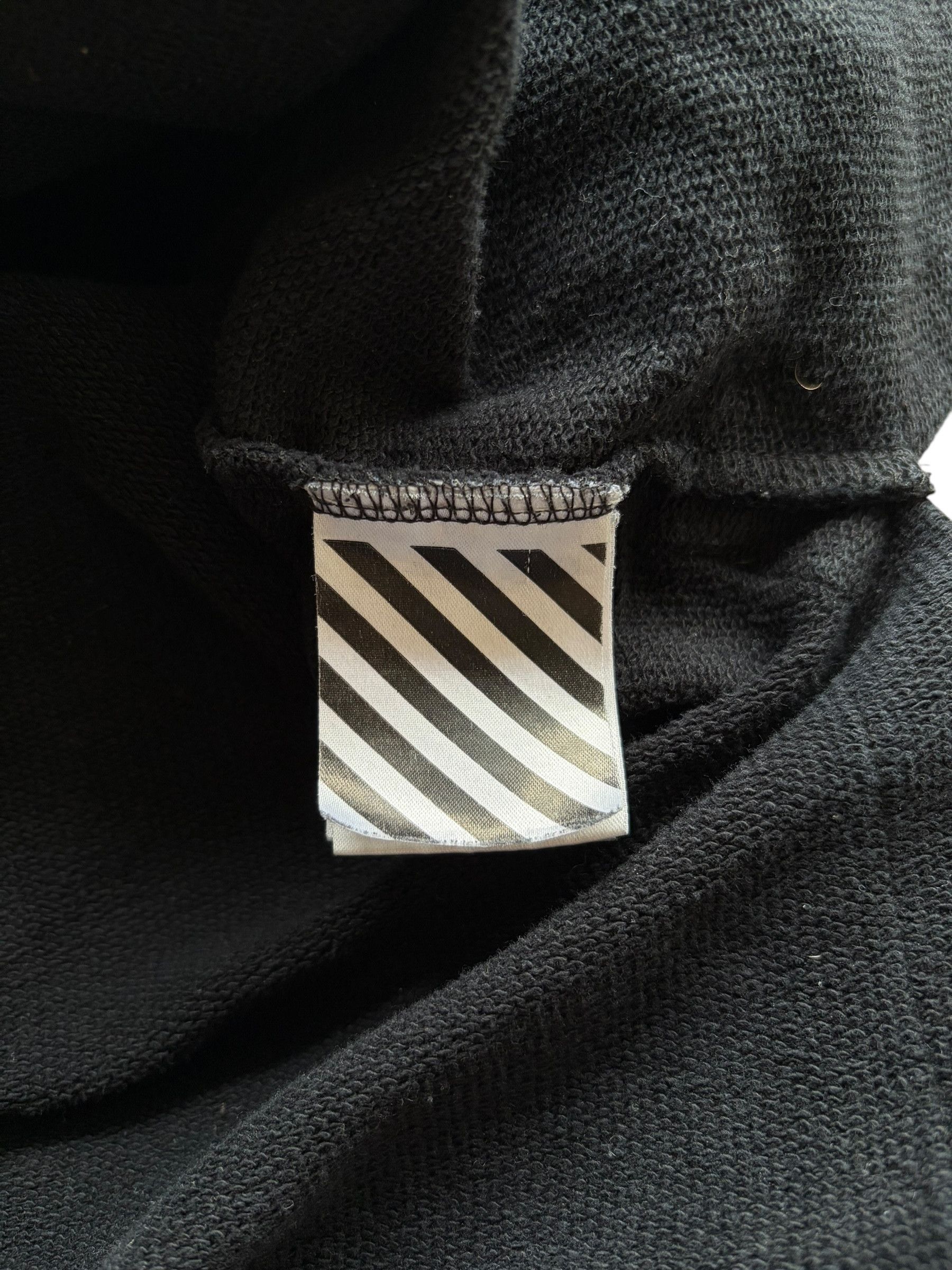 Off-White Off White Black Waves Striped Hoodie Size US M / EU 48-50 / 2 - 7 Thumbnail