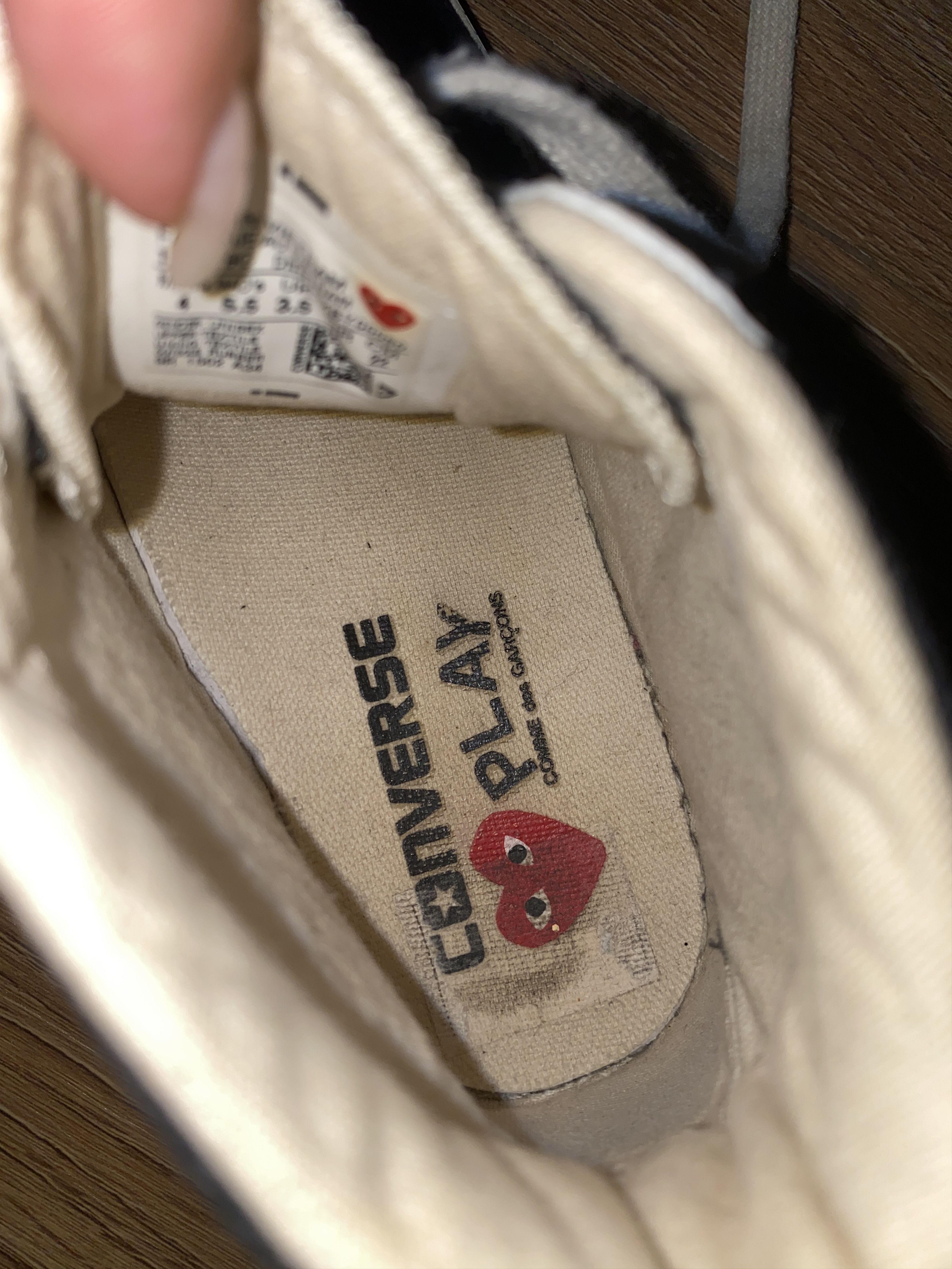 Comme des Garcons × Converse Converse CDG Comme Des Garcons sneakers shoes Size US 5.5 / IT 35.5 - 7 Thumbnail