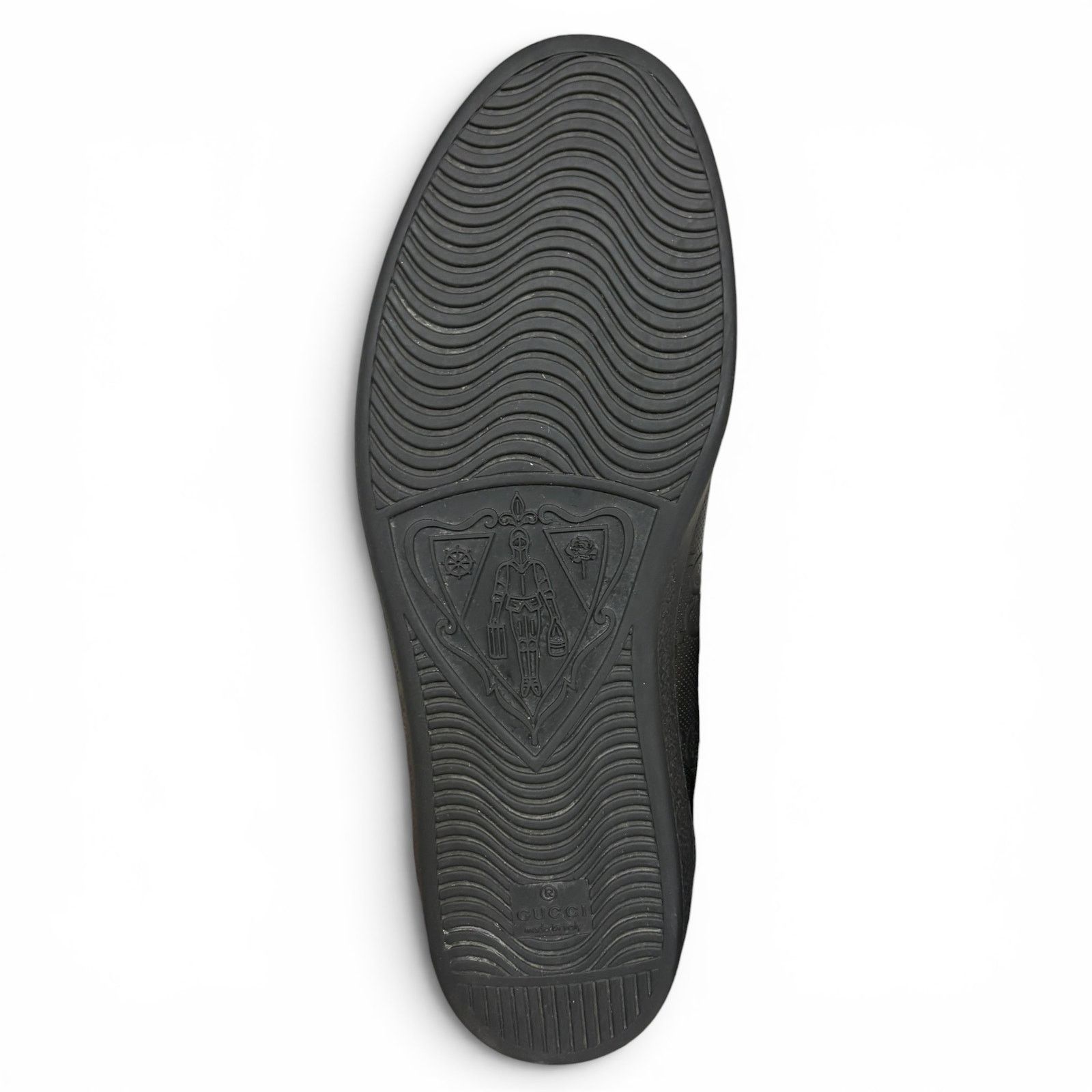 Gucci Gucci Ace Black Monorgram Sneakers | Size 11G Size US 11.5 / EU 44-45 - 7 Thumbnail