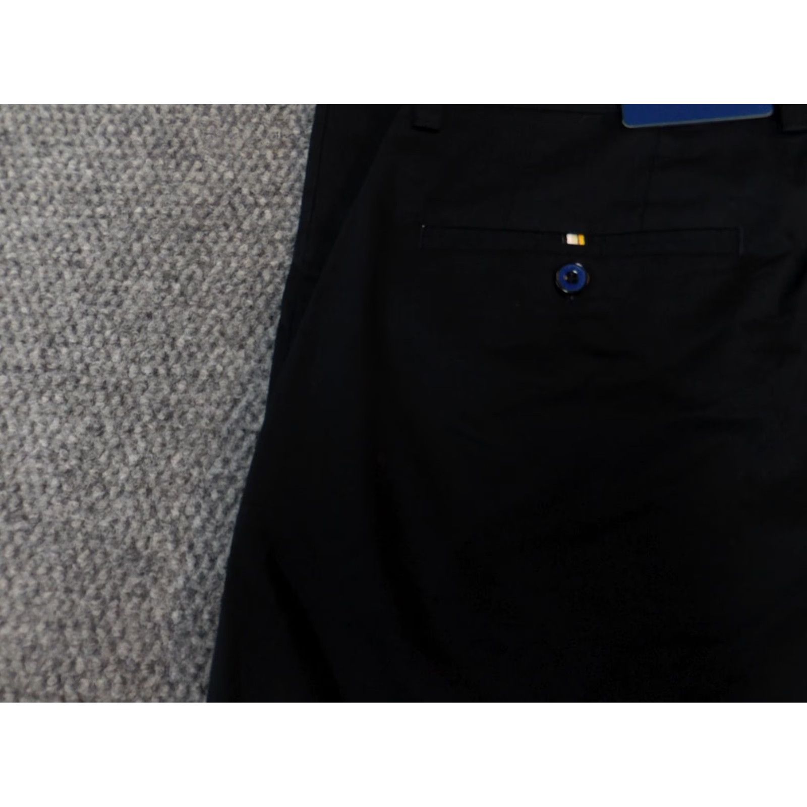 Camel Camel Mens Dress Pants 34x30 Blue Straight Regular Pants Size US 34 / EU 50 - 6 Thumbnail