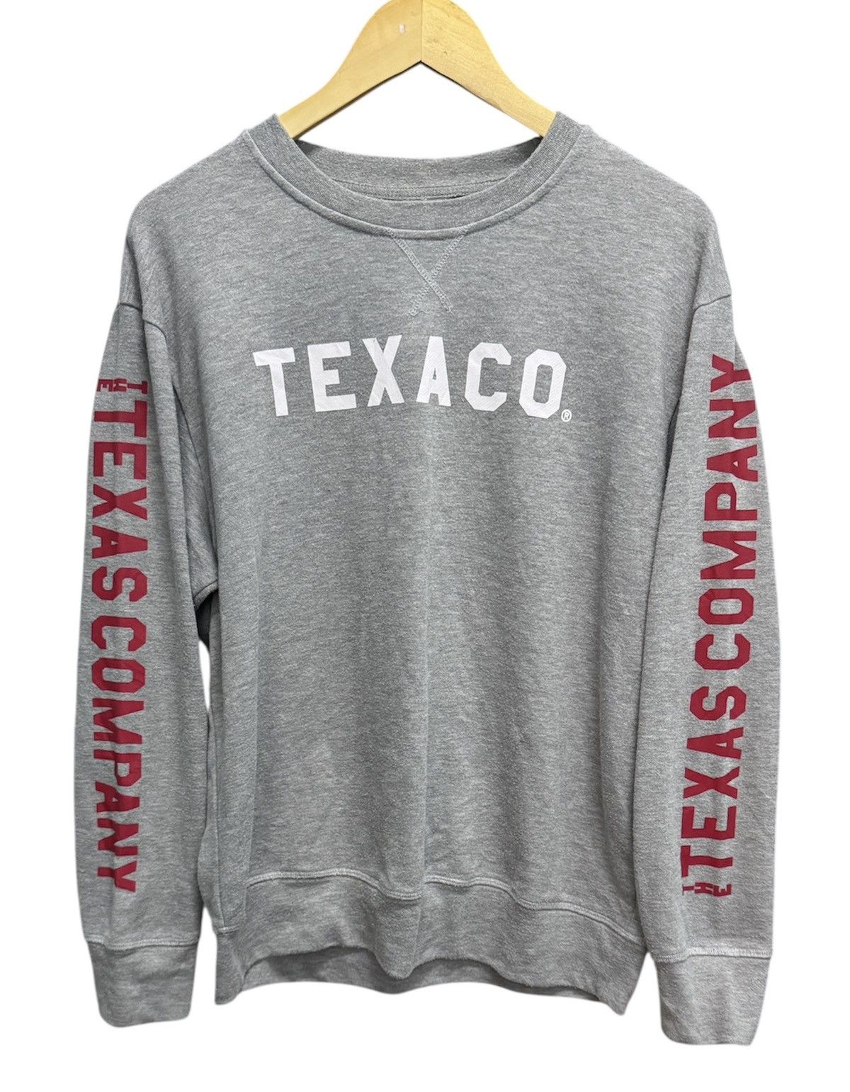 Vintage TEXACO Texas Company Sweatshirt Crewneck Size US M / EU 48-50 / 2 - 2 Thumbnail