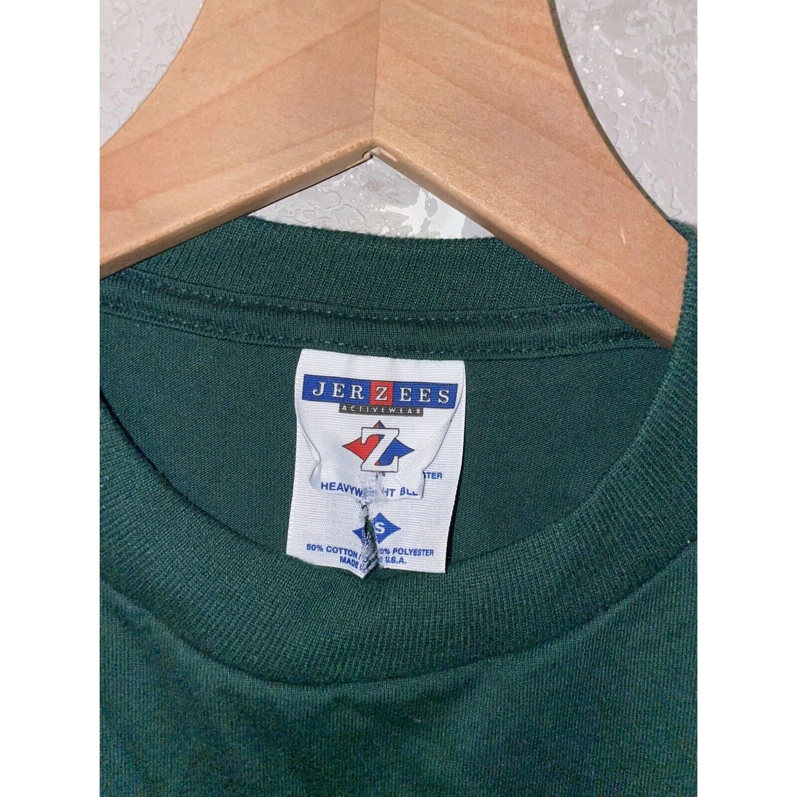 Jerzees Vintage Worlds Greatest Dad Shirt Green Tee VTG USA 90s S Size US S / EU 44-46 / 1 - 5 Thumbnail