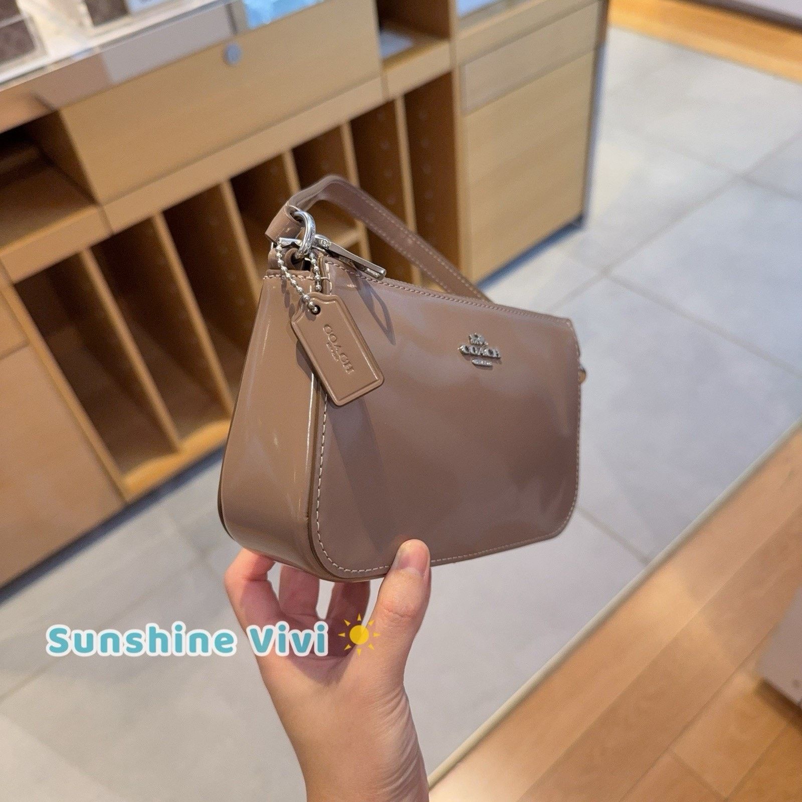 Coach NWT Coach Nolita 19 Silver/Clay Spazzolato leather CCF63 Size ONE SIZE - 4 Thumbnail