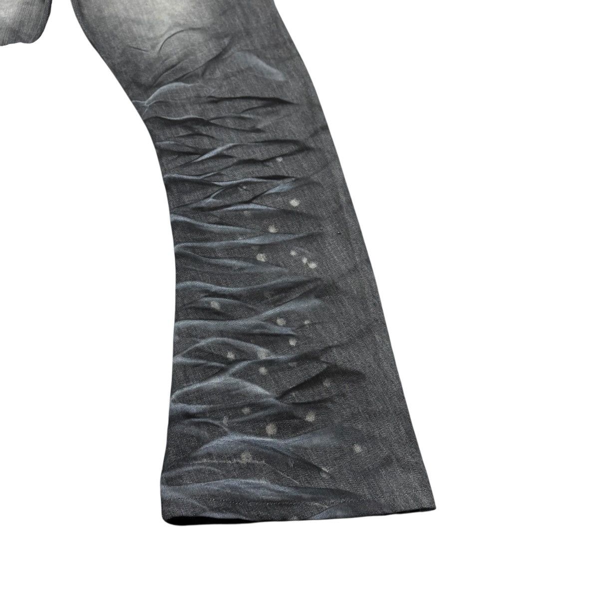 semanticdesign Semantic Design Whiskered Denim Flare Jeans Size US 32 / EU 48 - 14 Thumbnail