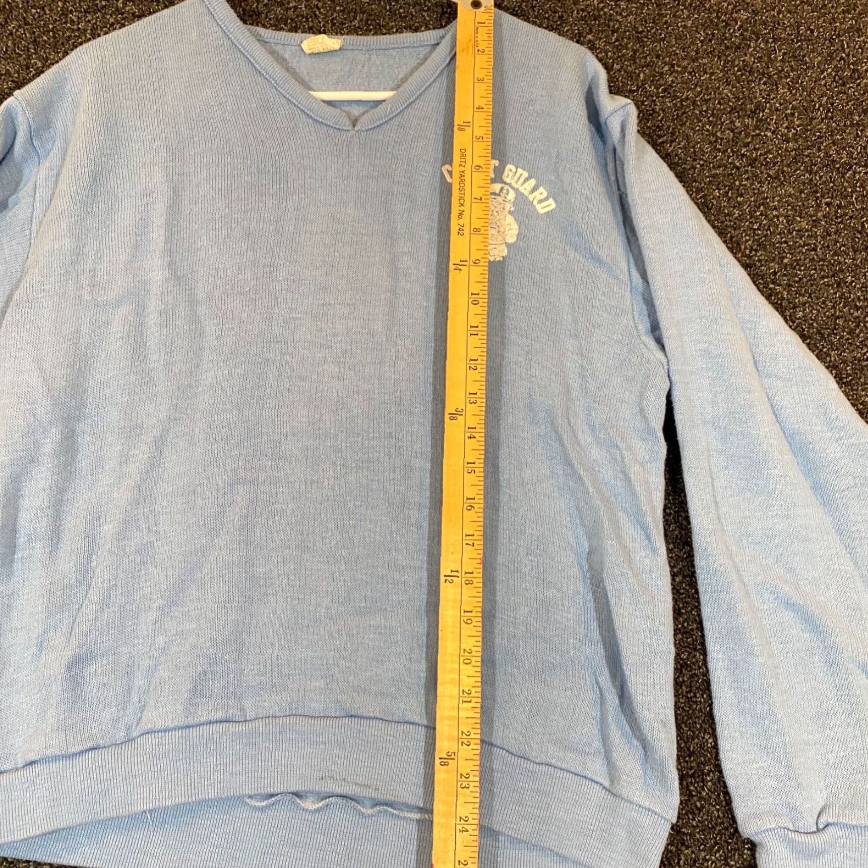 Vintage VINTAGE US COAST GUARD Sweater Mens M/L Blue Acrylic Blend Long Sleeve Pullover Regular Fit 90s Mens Brand Artex Size US M / EU 48-50 / 2 - 5 Thumbnail