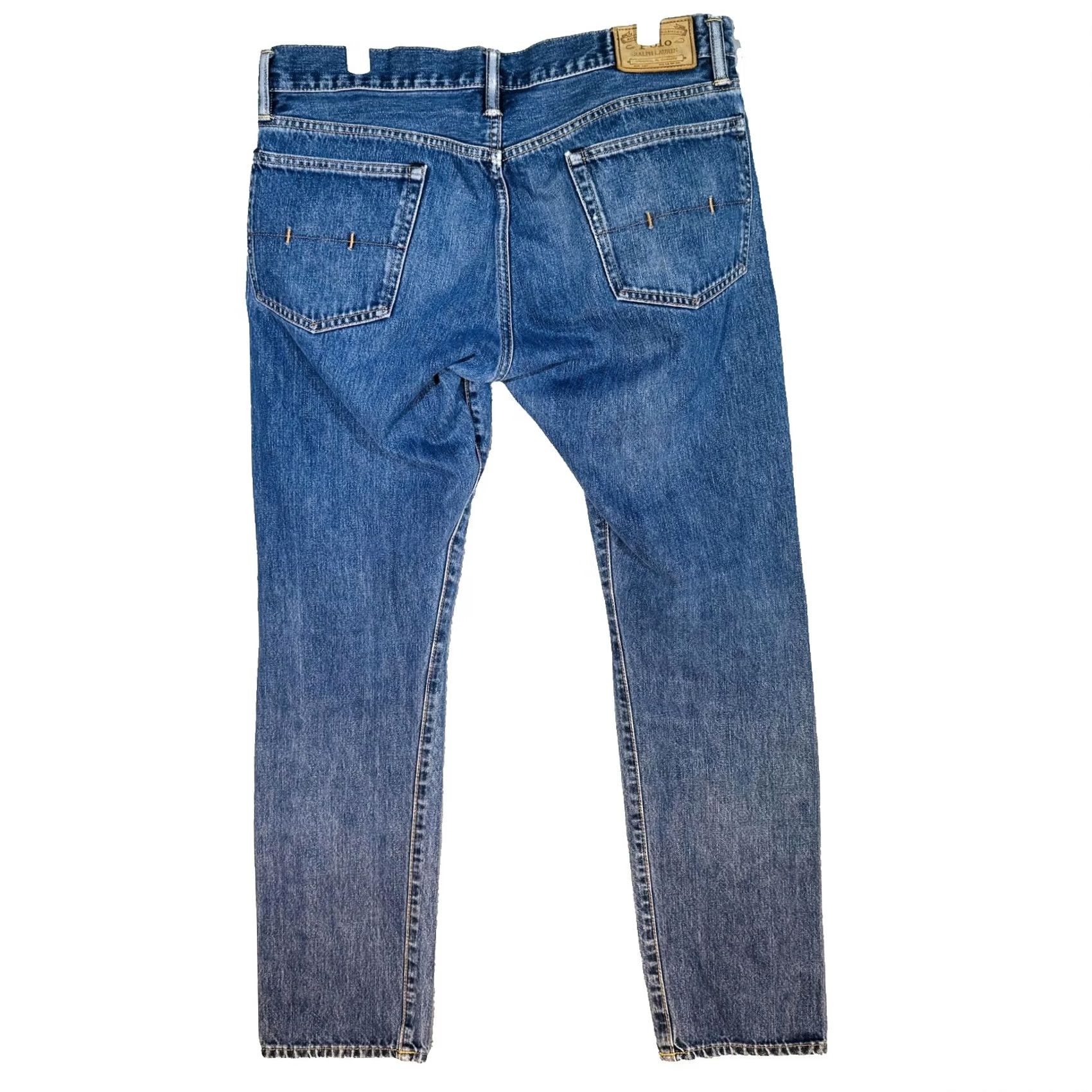 Polo Ralph Lauren VINTAGE Polo Ralph Lauren Jeans Mens 34x32 Blue Medium Wash Tapered Denim Polo Jeans Co. 5-Pocket Logo Zipper Button Size US S / EU 44-46 / 1 - 2 Thumbnail