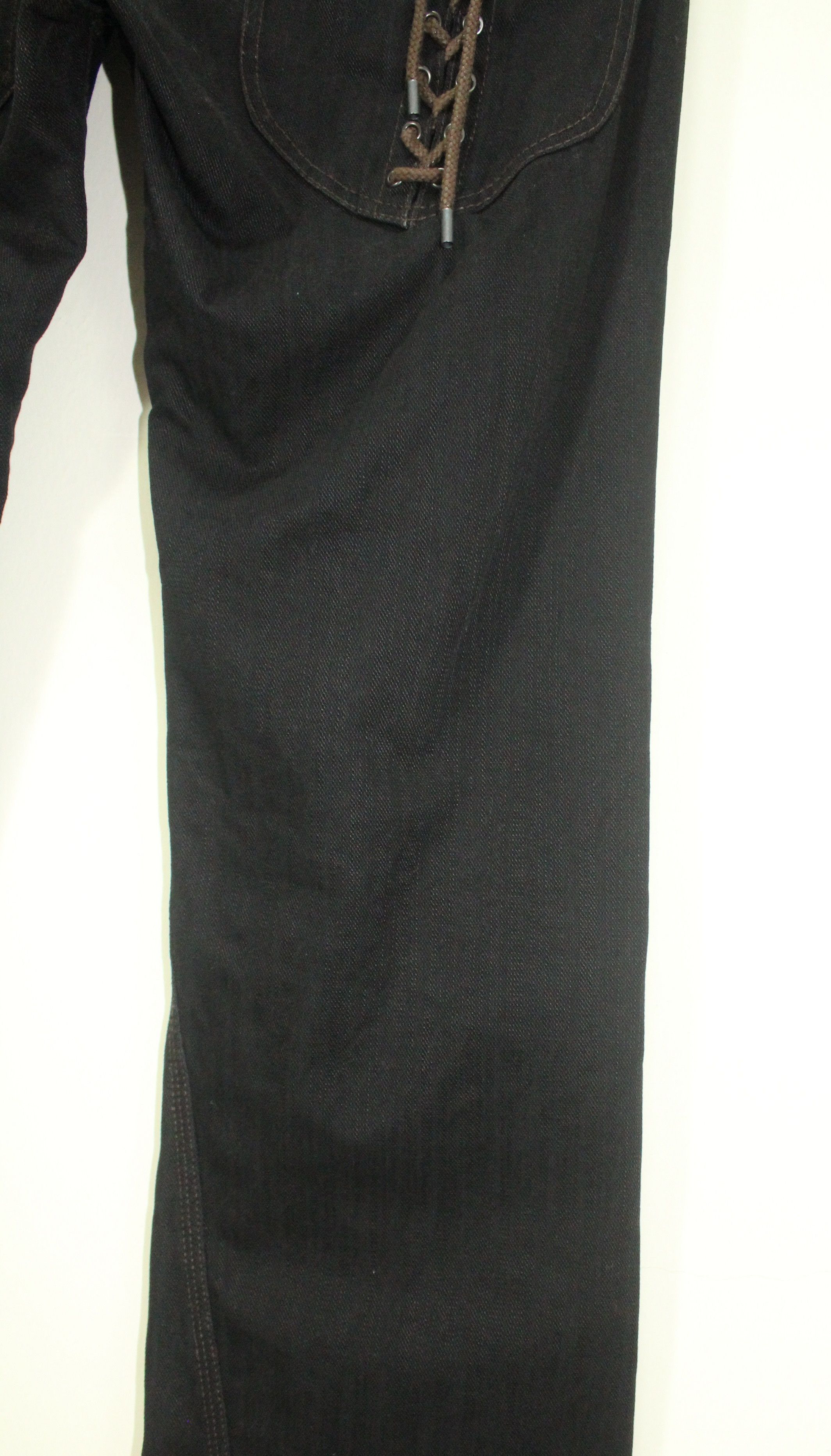 Japanese Brand Lace Up Pockets HIDEWAY Nicole Spiral Inseam Size US 32 / EU 48 - 11 Thumbnail