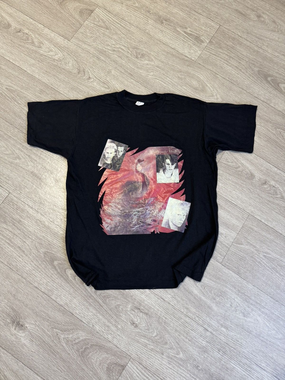 Band Tees × Vintage 🔷Rare Vintage Depeche Mode T-shirt 90s🔷 Size US XL / EU 56 / 4 - 1 Thumbnail