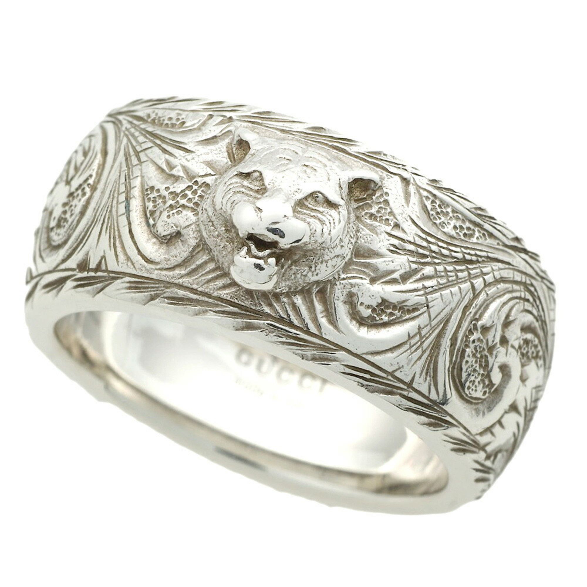 image of Gucci Cat Ring Sv925 Silver 925 15 13.5 Tiger, Women's