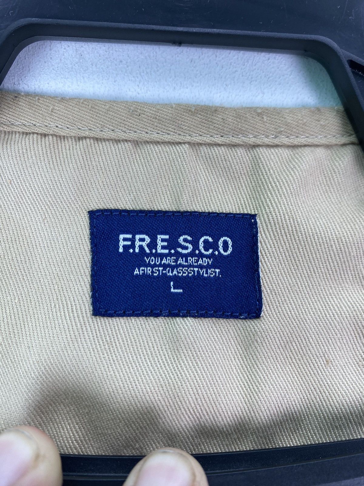 Vintage Vtg 90s Fresco fishnet cargo pocket hunting vest Size US L / EU 52-54 / 3 - 5 Thumbnail