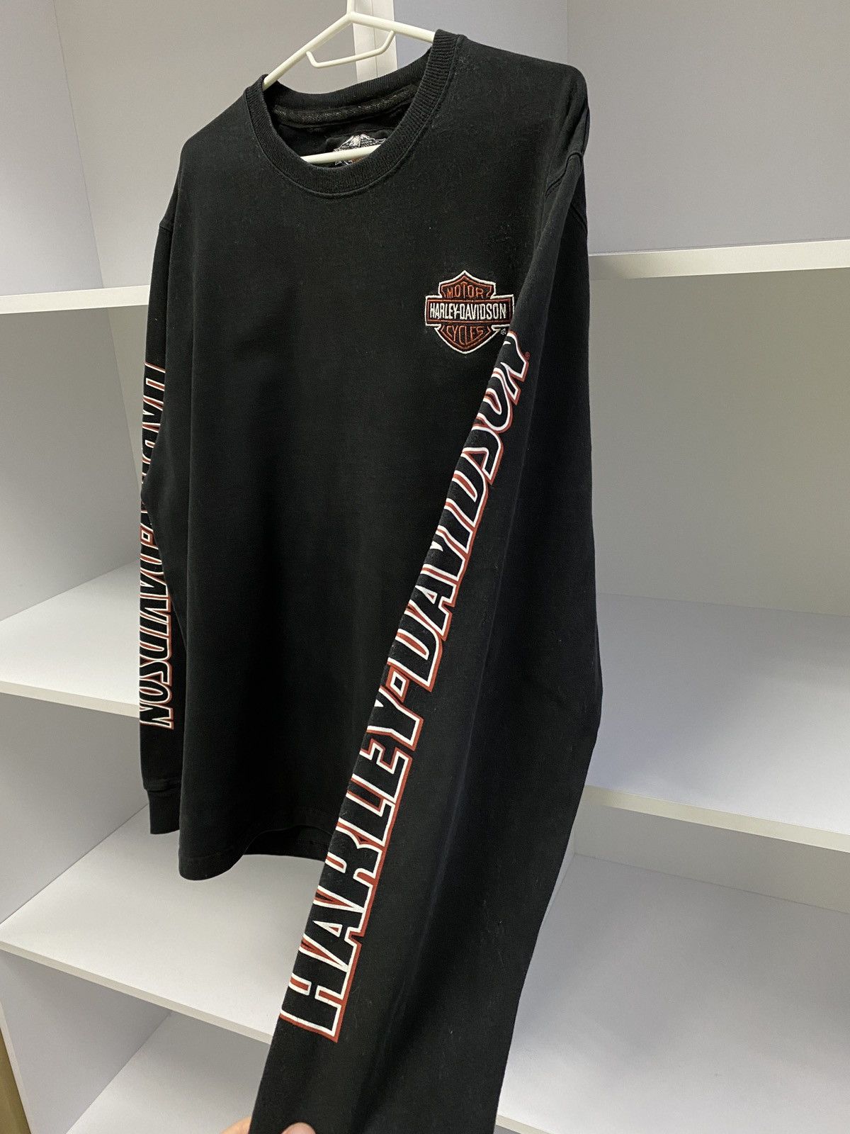Harley Davidson × Vintage Vintage Harley Davidson Long Sleeve sweatshirt Size US L / EU 52-54 / 3 - 6 Thumbnail