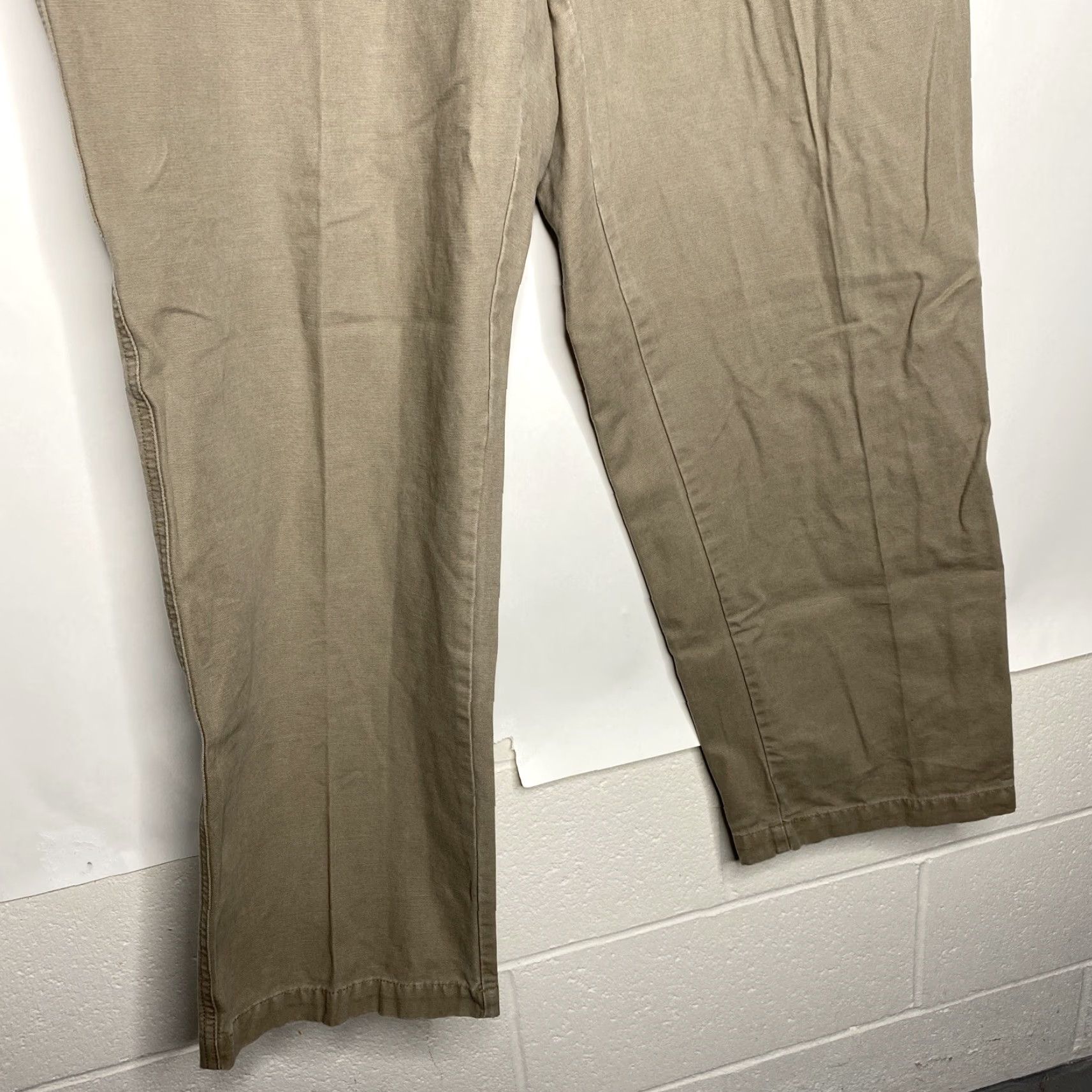 Vintage Columbia Mens 38x32 Active Outdoor Pants Khaki Straight 5-Pocket Zipper Pocket Canvas Cotton Beige Regular Mens Size US 38 / EU 54 - 5 Thumbnail