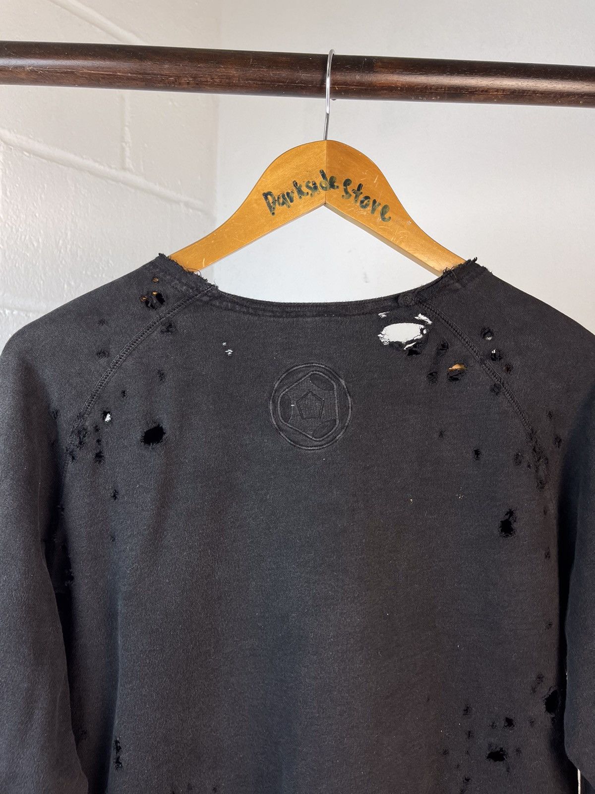 If Six Was Nine × Le Grande Bleu (L.G.B.) × SBTG 2000s Sabotage Paul Harvey Distressed Long Sleeeve T Size US M / EU 48-50 / 2 - 10 Thumbnail