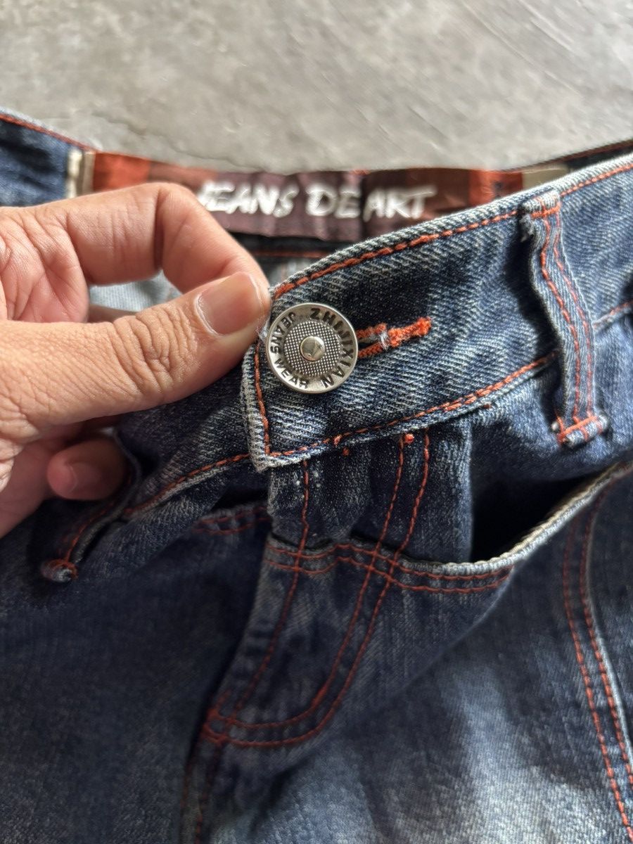 Japanese Brand vintage JEANS DE ART cargo baggy loose style jnco panelled Size US 30 / EU 46 - 3 Thumbnail