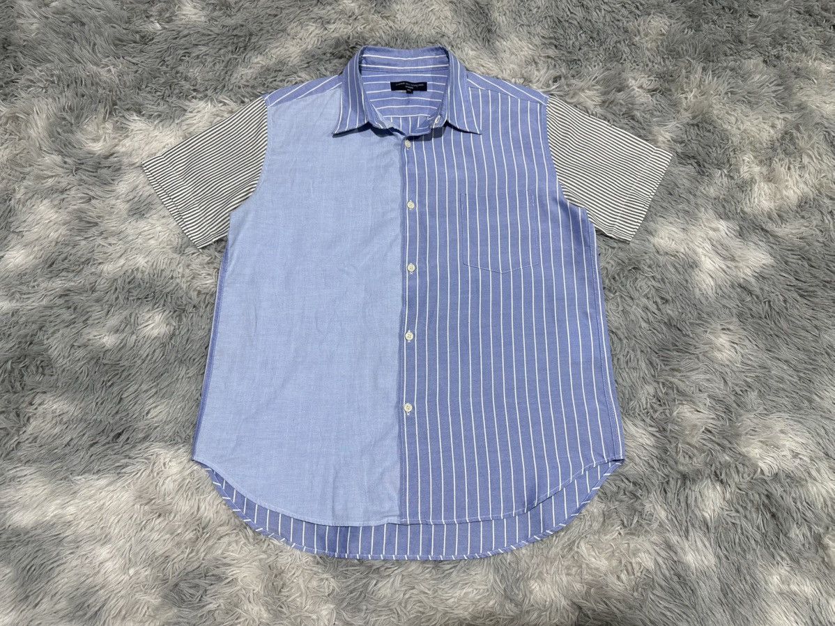 Comme des Garcons Homme 🔥Comme Des Garcons Homme Shirt Ss Crazy Striped Size US XL / EU 56 / 4 - 1 Thumbnail