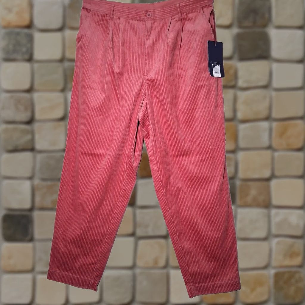 Rowing Blazers VINTAGE Rowing Blazers Corduroy Pants Women 14 Pink Rose Wide Wale Target NEW Size 36" / US 14 / IT 50 - 1 Thumbnail