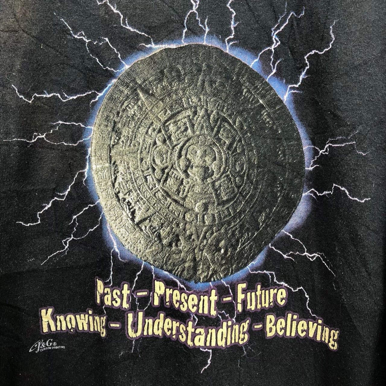 Vintage Vintage 90's past-present-future Sweater Thunder BN Size US XL / EU 56 / 4 - 3 Thumbnail