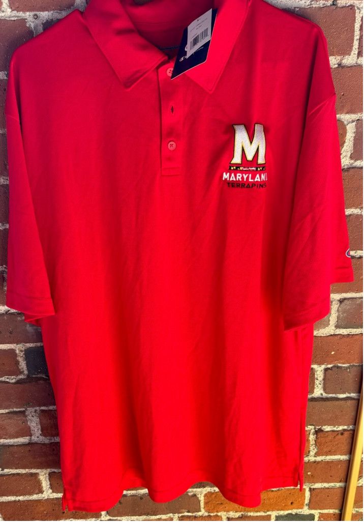 Champion Maryland Terps Champion Men XL Polo Shirt NEW WITH TAGS Red Size US XL / EU 56 / 4 - 1 Thumbnail