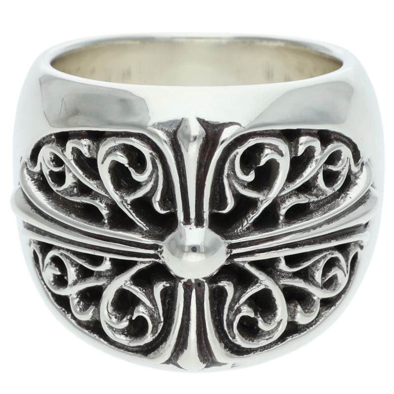 Chrome Hearts Chrome Hearts Pavé Diamond Classic Oval Cross Ring