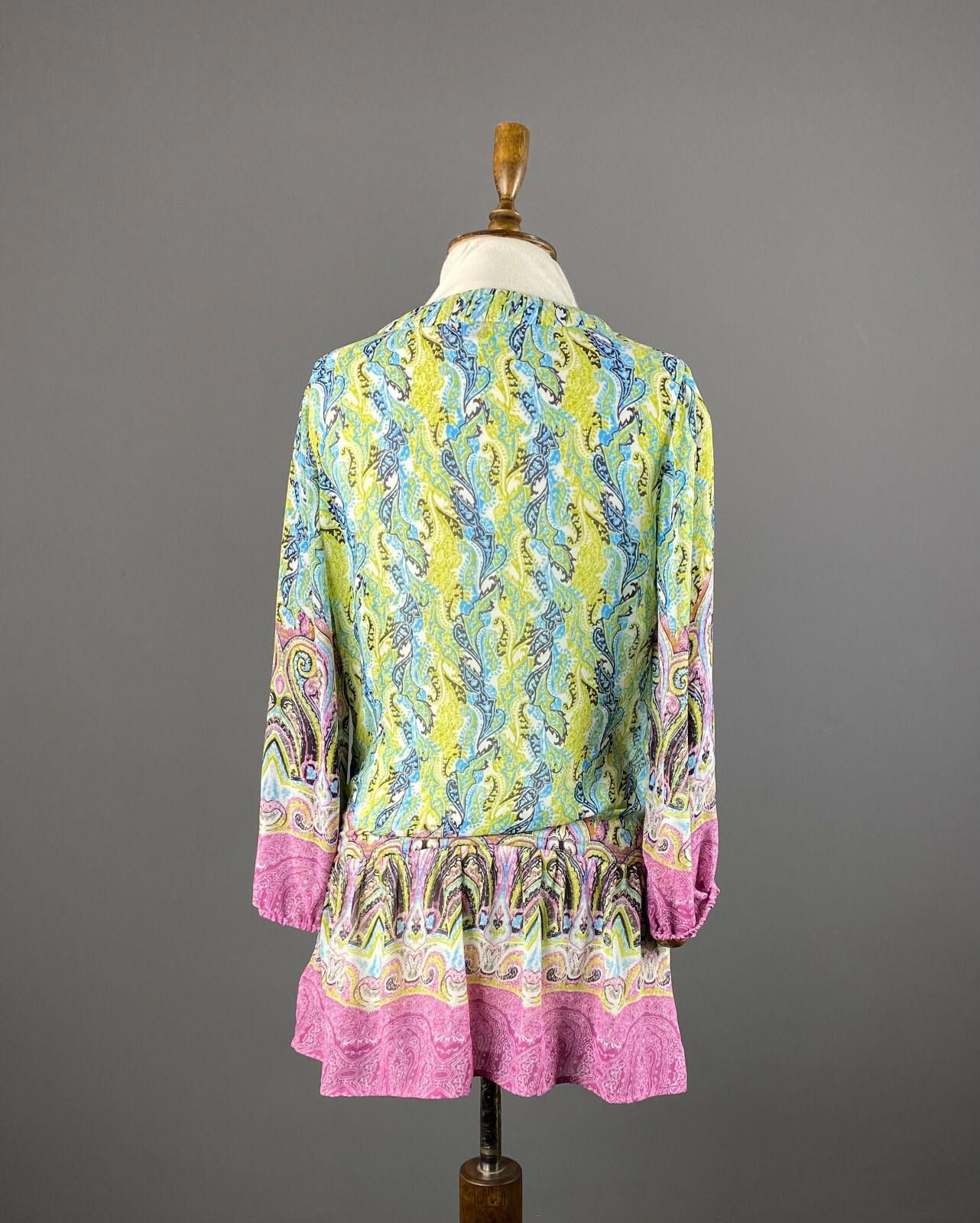 Melvin & Hamilton Ladies Malvin Multicolor Floral Belted Tunic Dress Size 38 Size M / US 6-8 / IT 42-44 - 5 Thumbnail