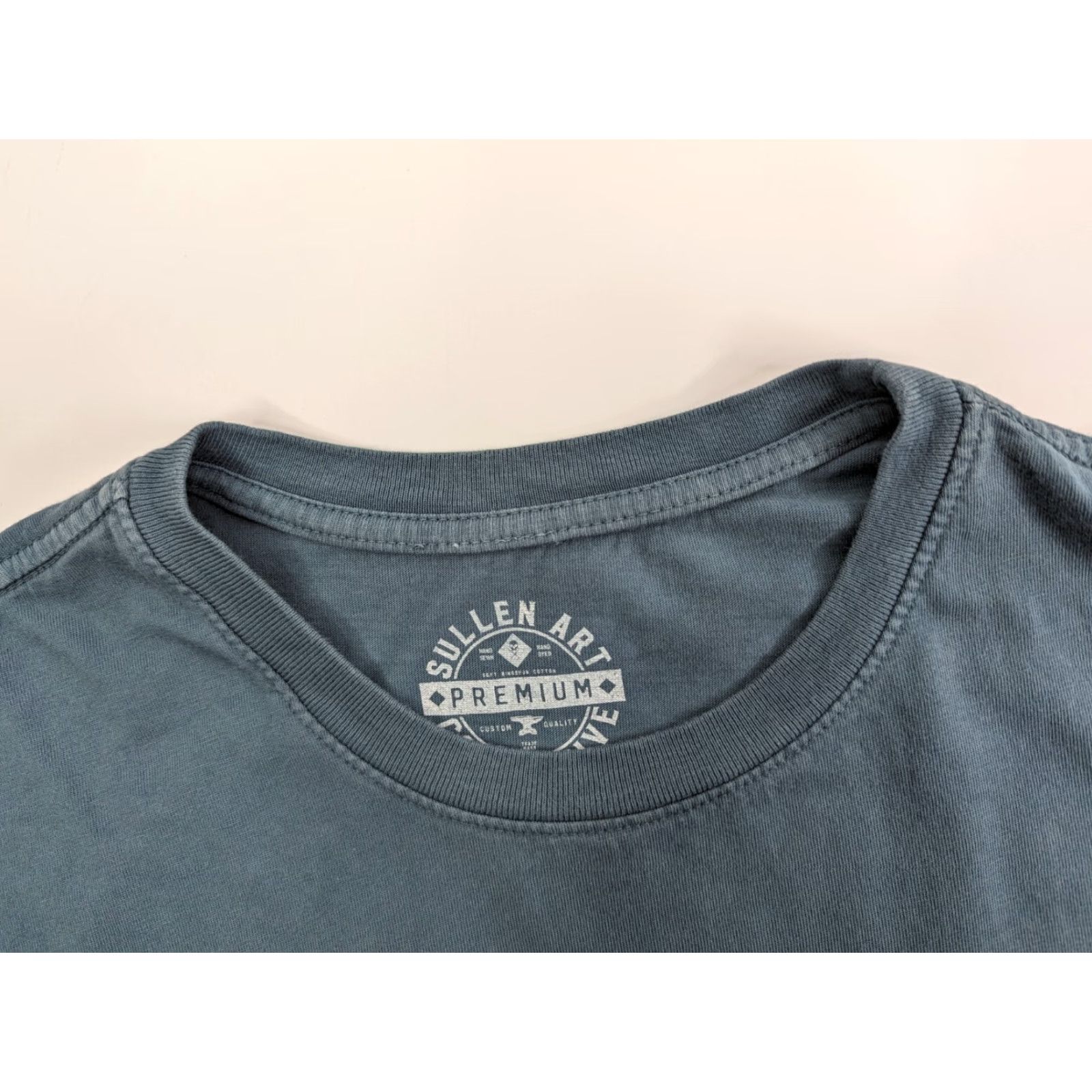 Vintage Sullen T-Shirt Mens Lumen Lion and Snake Tattoo Style Crew Neck Blue Cotton Short Sleeve Logo Vintage No Size US L / EU 52-54 / 3 - 7 Thumbnail