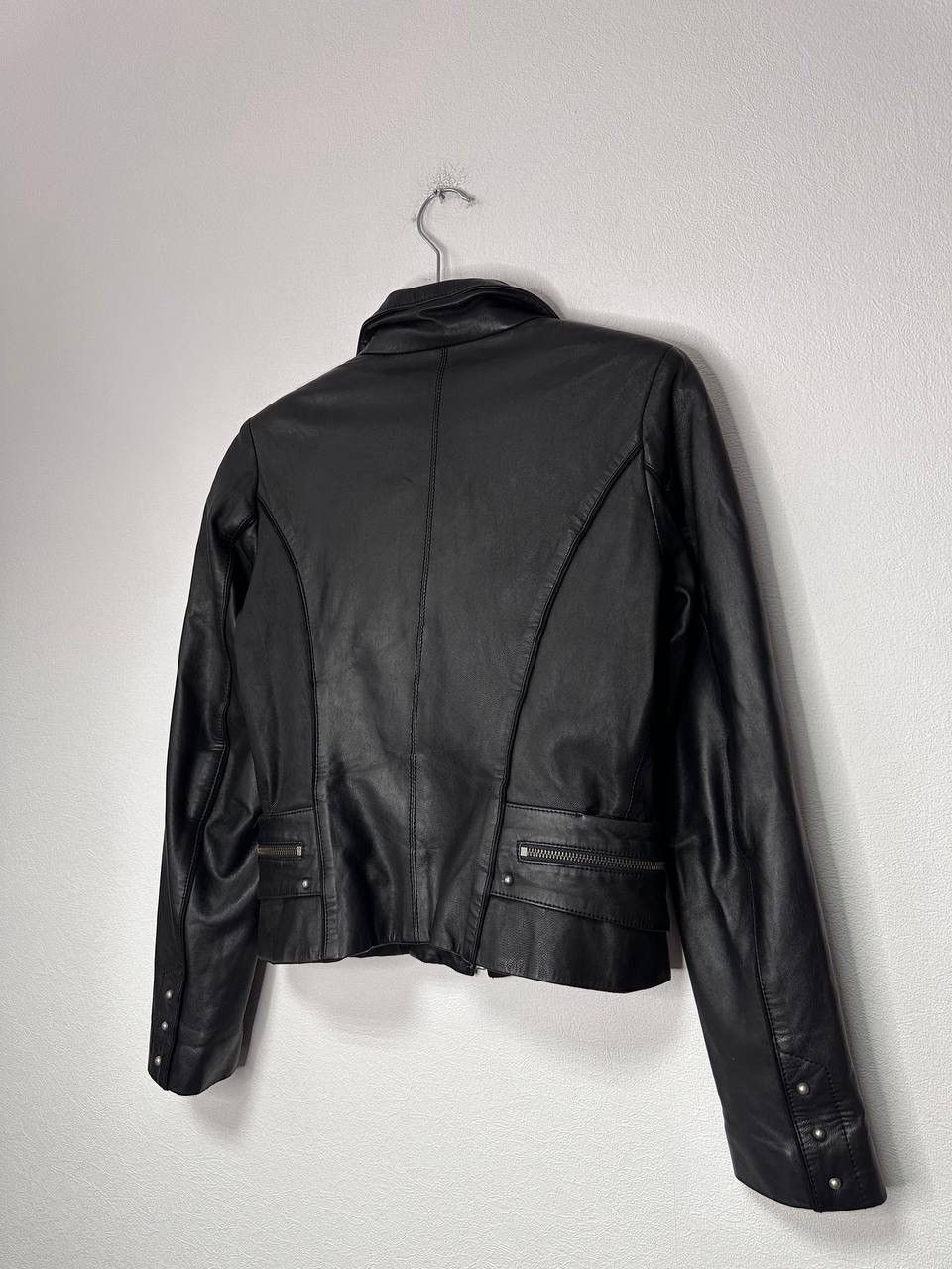 Roberto Cavalli Roberto Cavalli Leather Jacket Women’s XS Black Lambskin Y2K Size XS / US 0-2 / IT 36-38 - 14 Thumbnail
