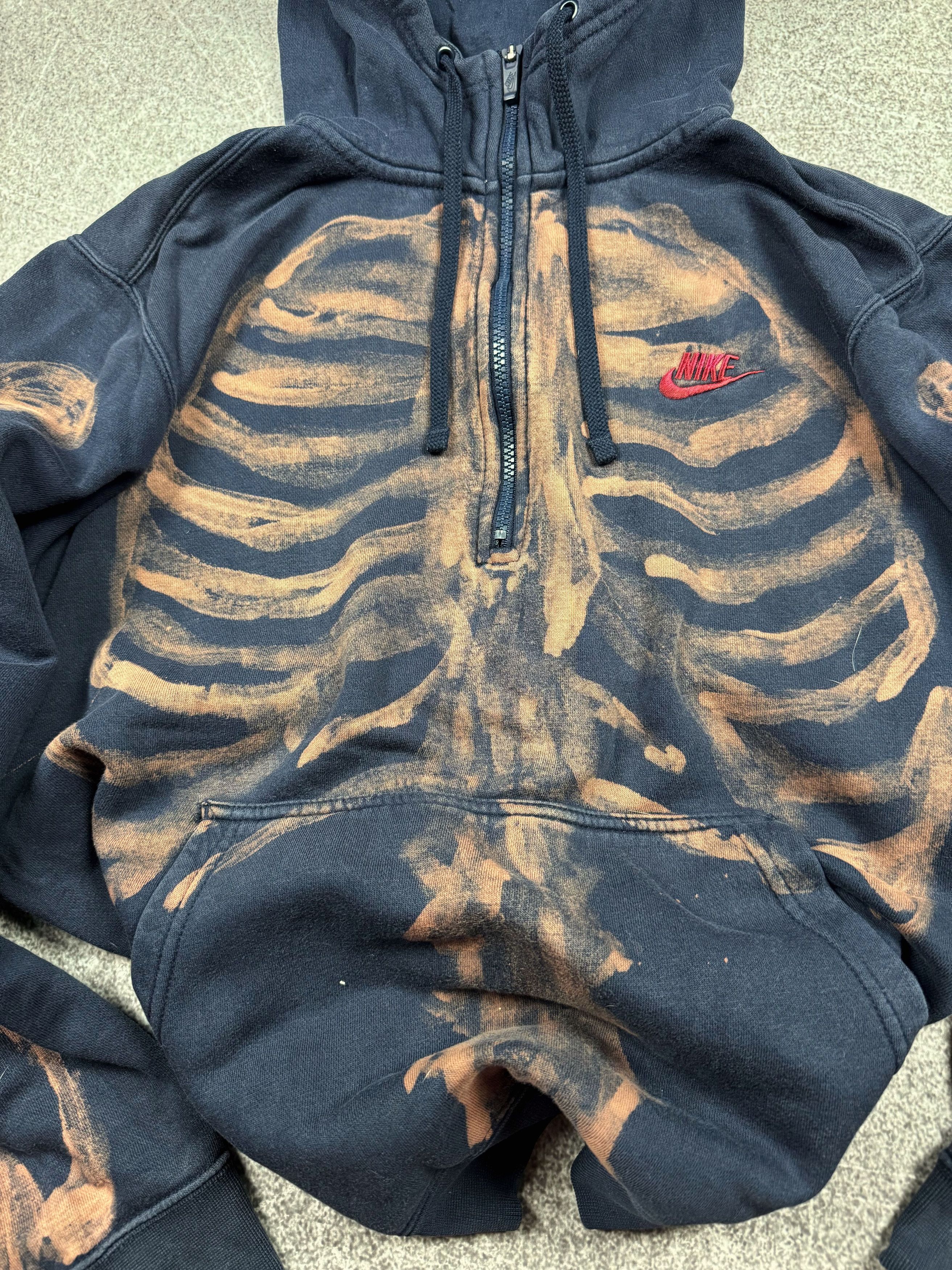 Designer Vintage Streetwear Kapital Style Nike Skeleton Hoodie 90s Size US M / EU 48-50 / 2 - 4 Thumbnail