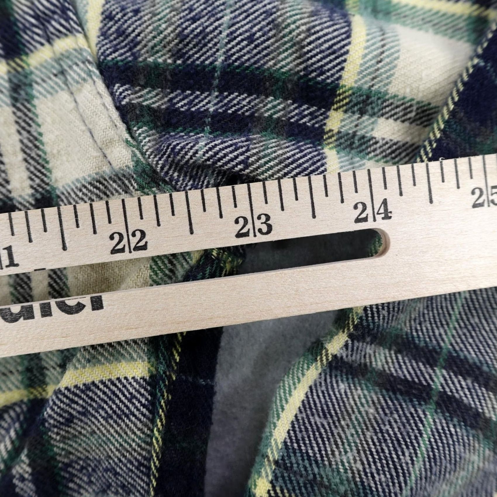 J.Crew VINTAGE J.CREW Shirt Mens M Green Beige Plaid Flannel Oarsman Button Up Size US M / EU 48-50 / 2 - 4 Thumbnail