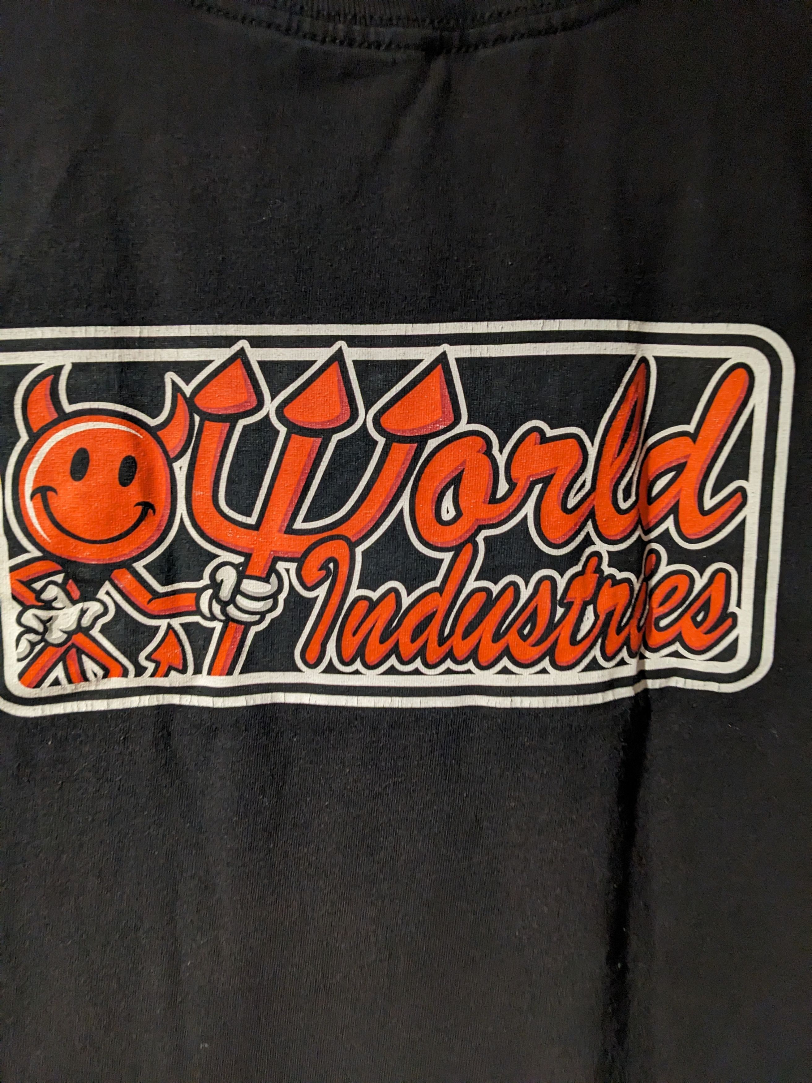 World Industries World Industries Skateboard Logo Black Medium T-Shirt Size US M / EU 48-50 / 2 - 2 Thumbnail